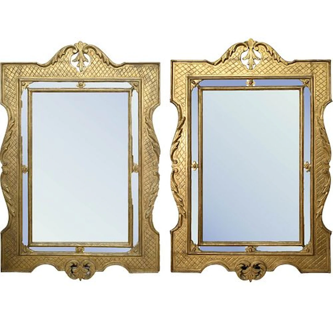 Carved Wood Venetian Mirrors
