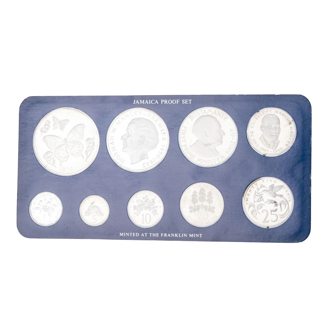 Jamaika/SILBER – Proof Set Franklin Mint 1979