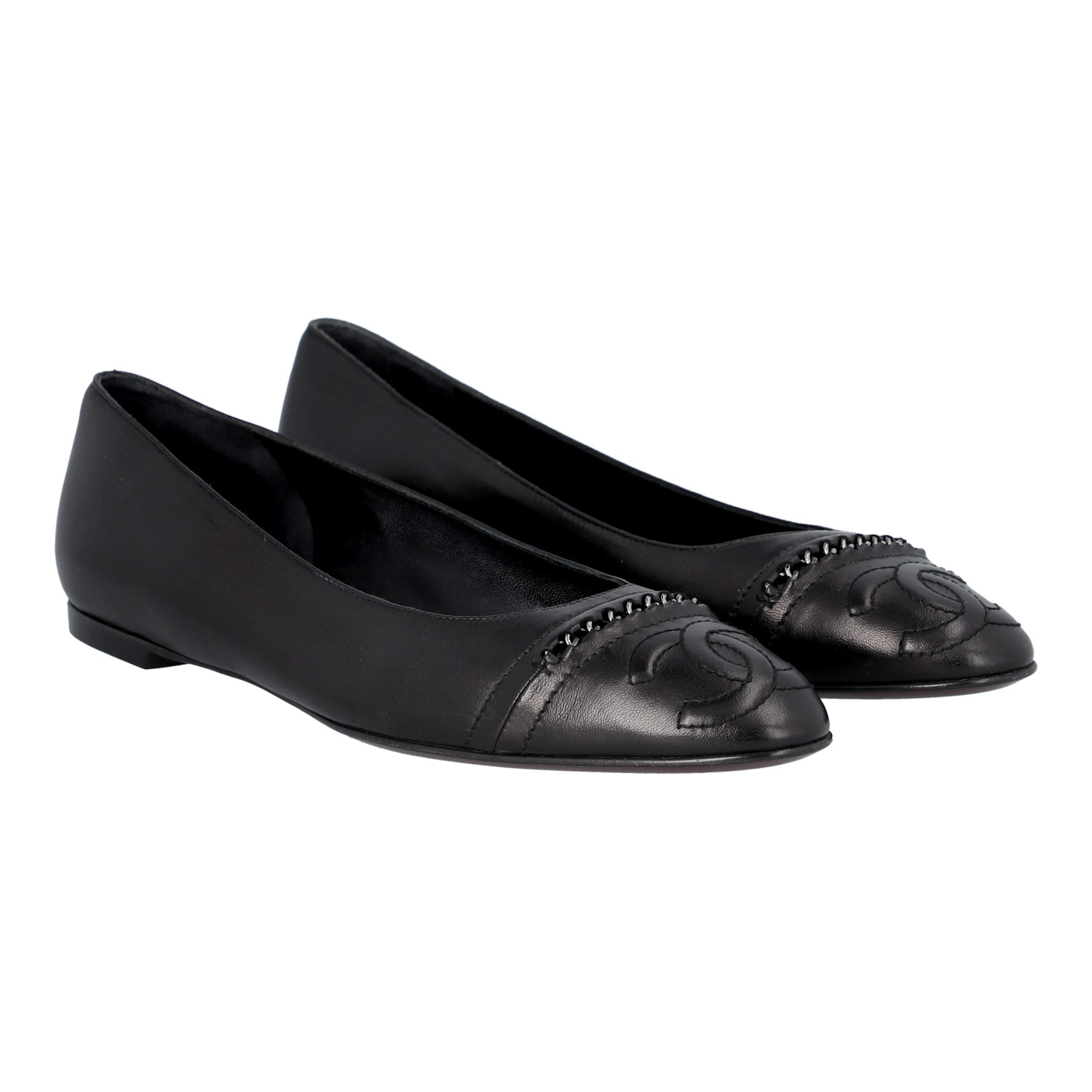 CHANEL Ballerinas, Gr. 38,5.
