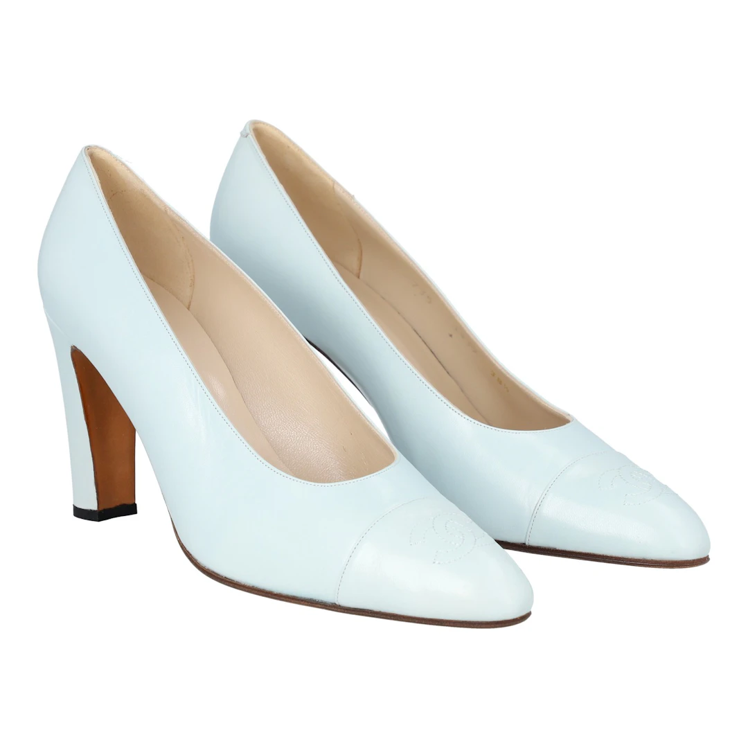 CHANEL VINTAGE Pumps, Gr. 38,5.