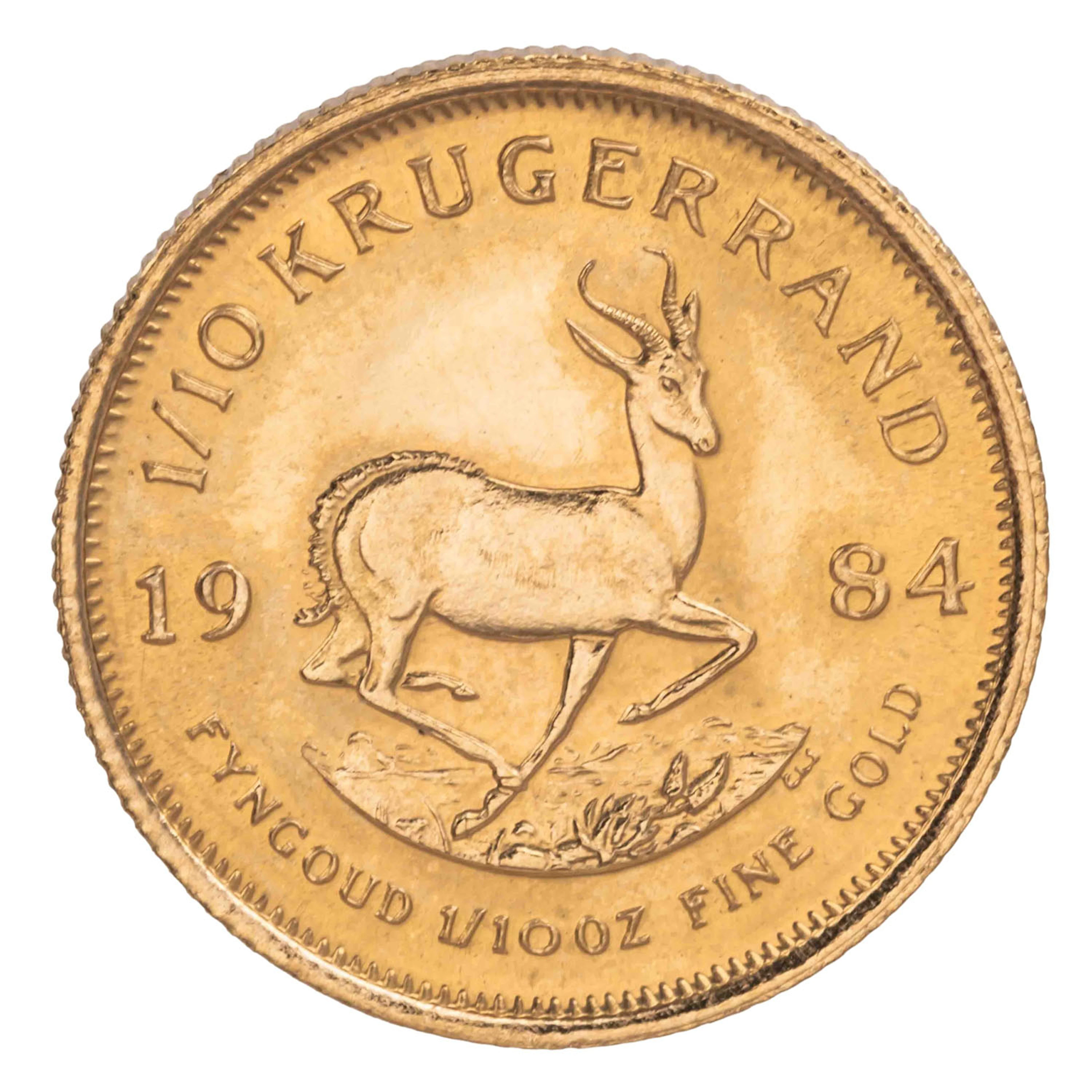 Südafrika/GOLD - 1/10 oz Krügerrand 1984