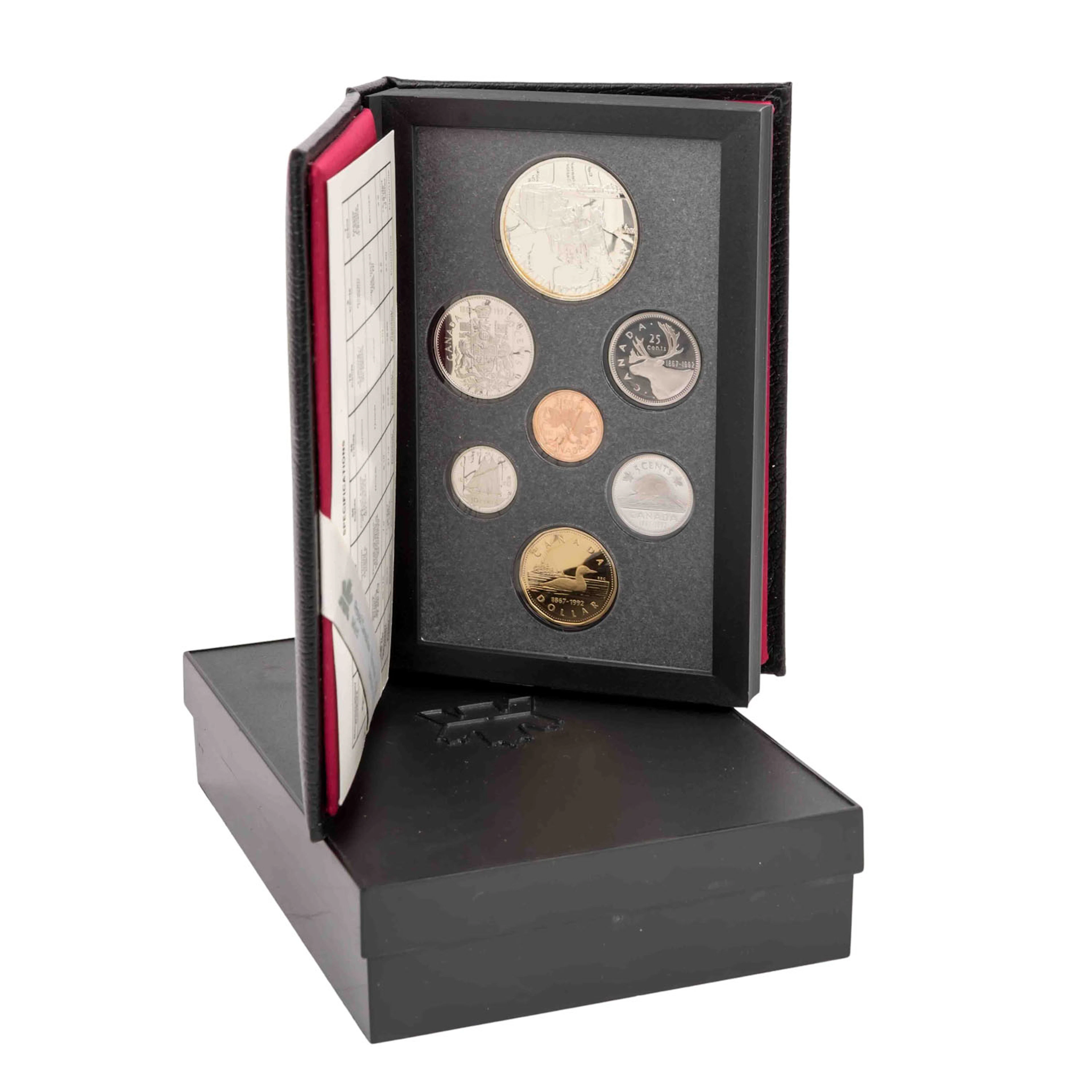 Kanada/SILBER - Kursmünzensatz 2,91 Dollar 1992