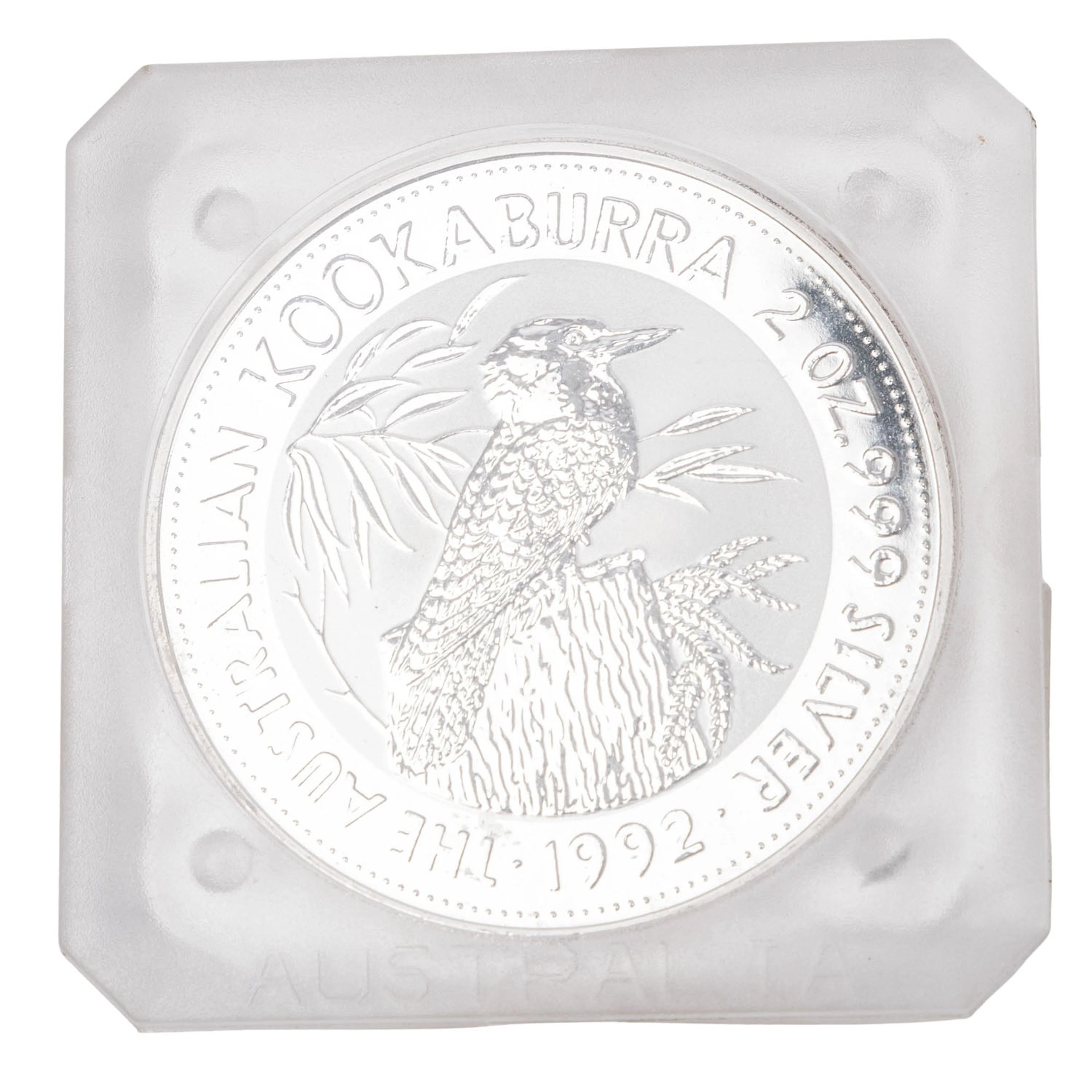 Australien/SILBER – 2 Dollars 1992, Kookaburra, 2 Unzen