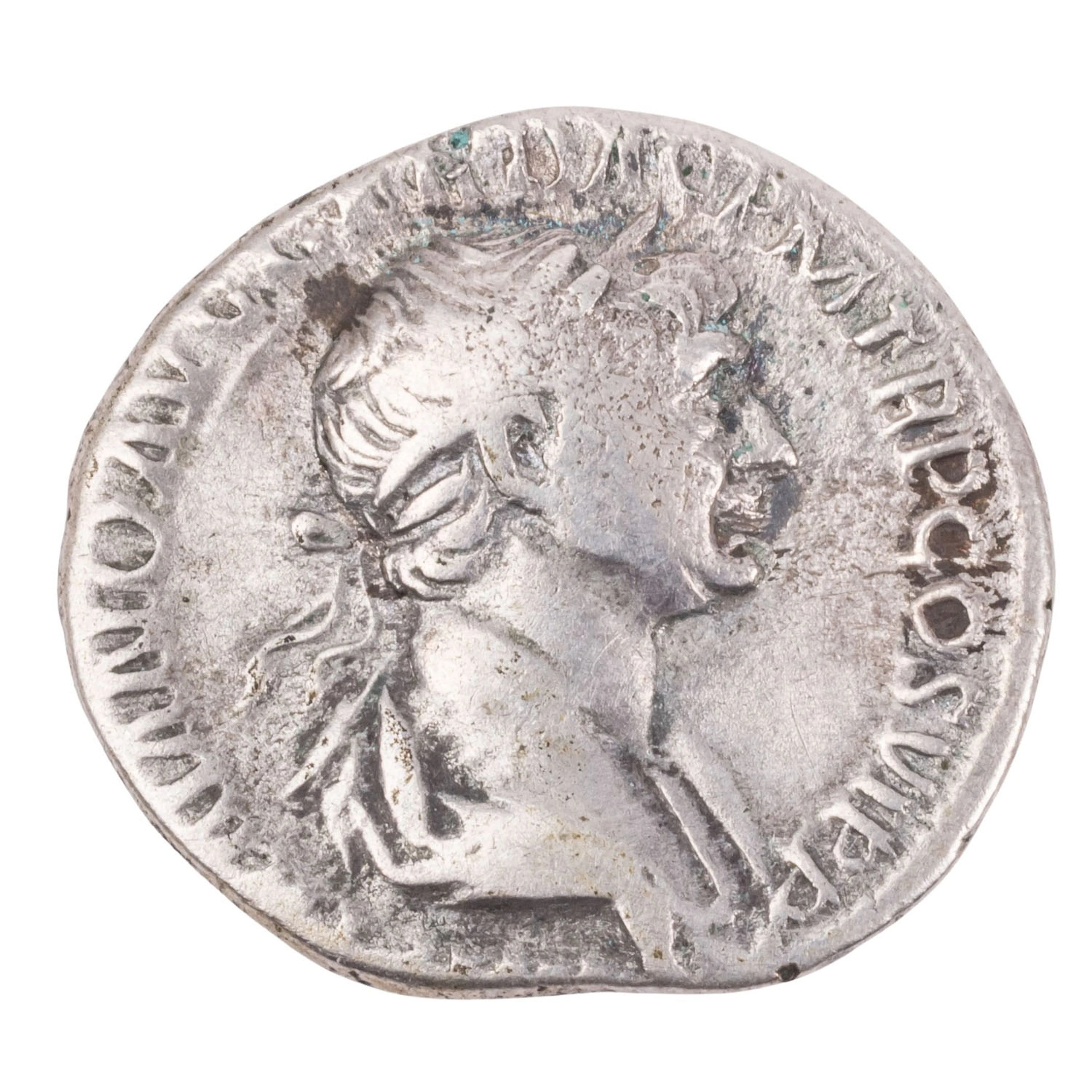 Römische Kaiserzeit – Trajan Denar, 1 Jh. n. Chr.