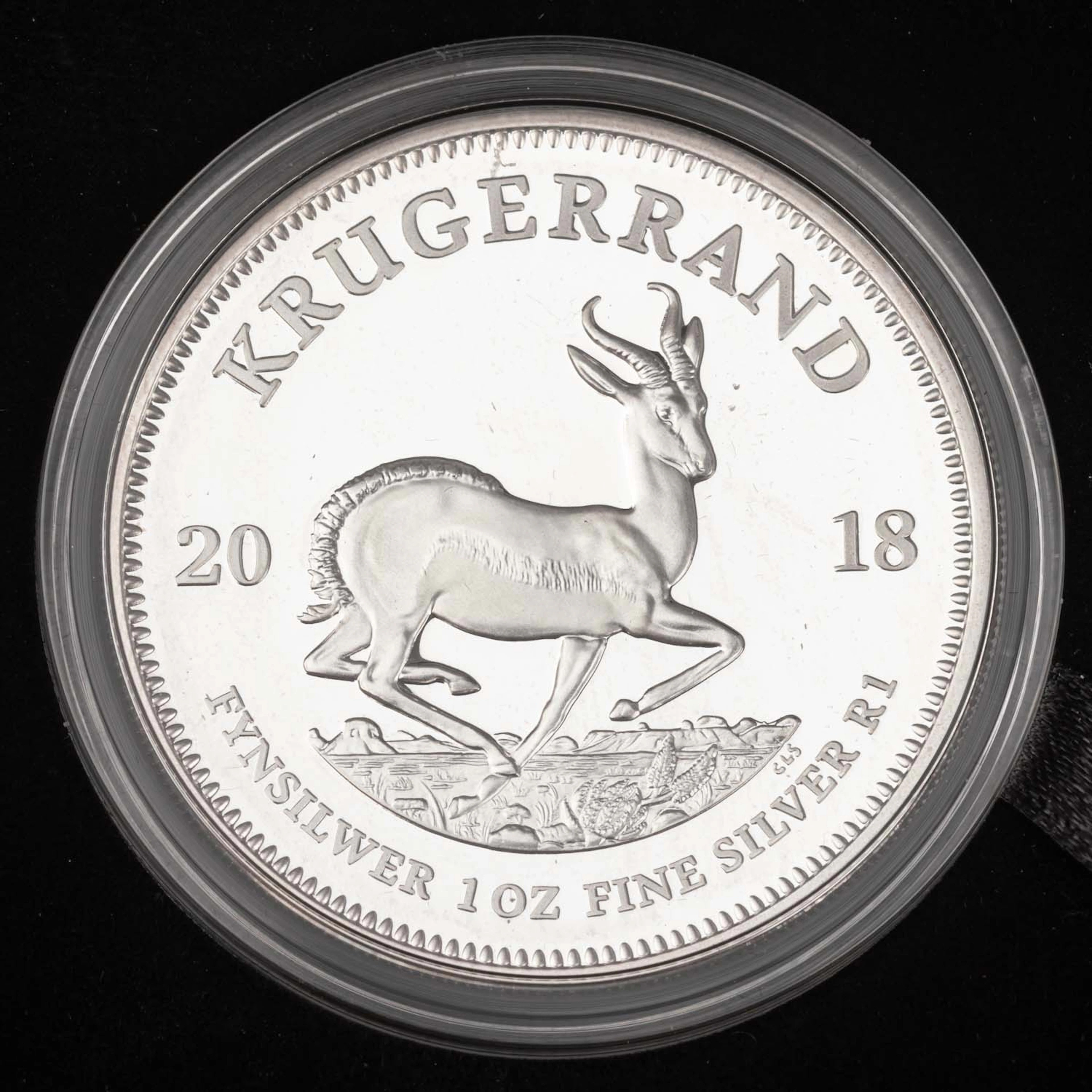 Südafrika /SILBER - 1 Unze Krügerrand 2018 PP