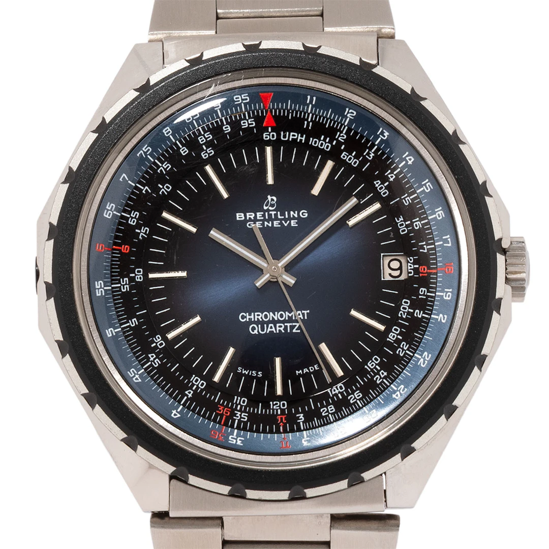 BREITLING Chronomat Quarz Ref. 9108 Herrenuhr, ca. 70er Jahre.