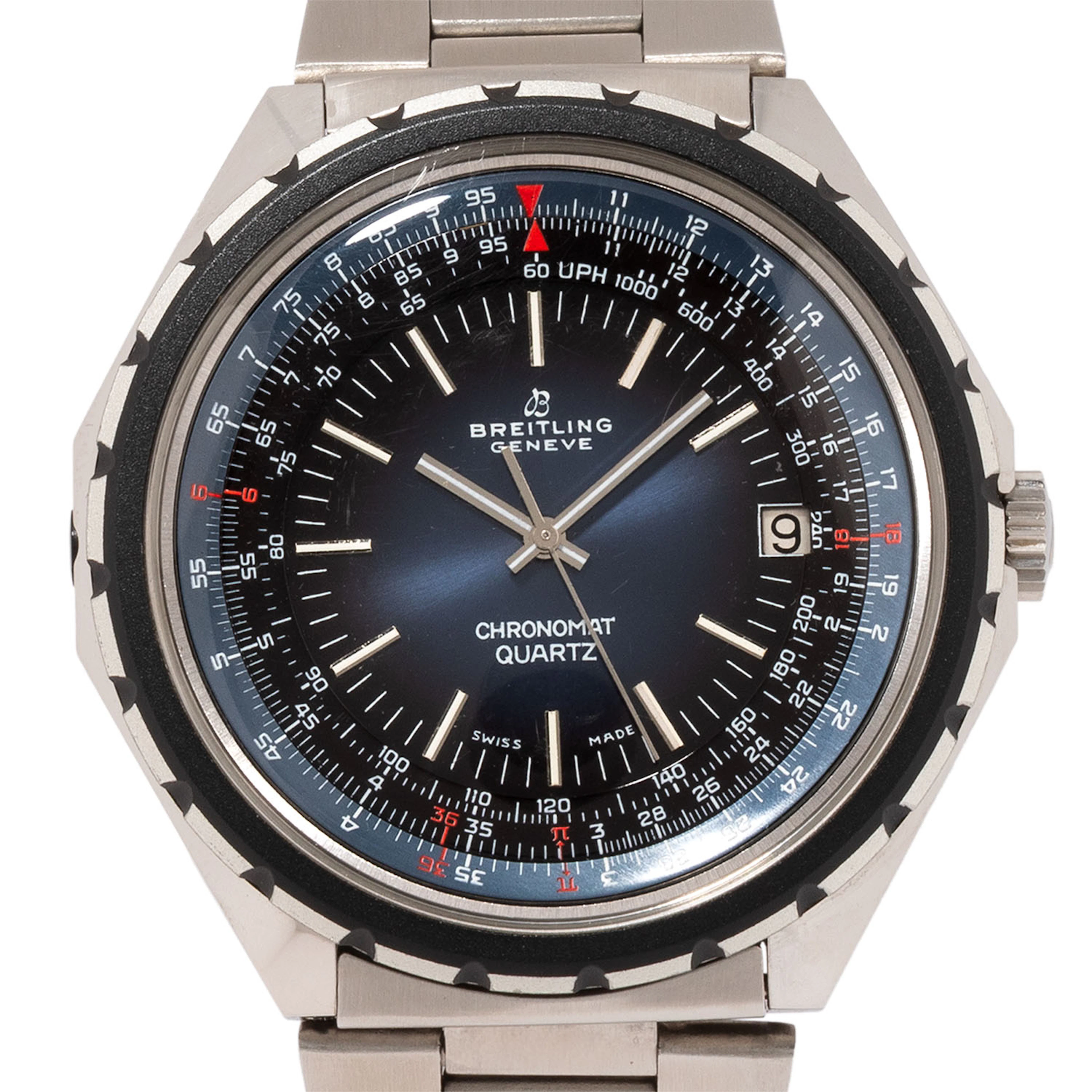 BREITLING Chronomat Quarz Ref. 9108 Herrenuhr, ca. 70er Jahre.