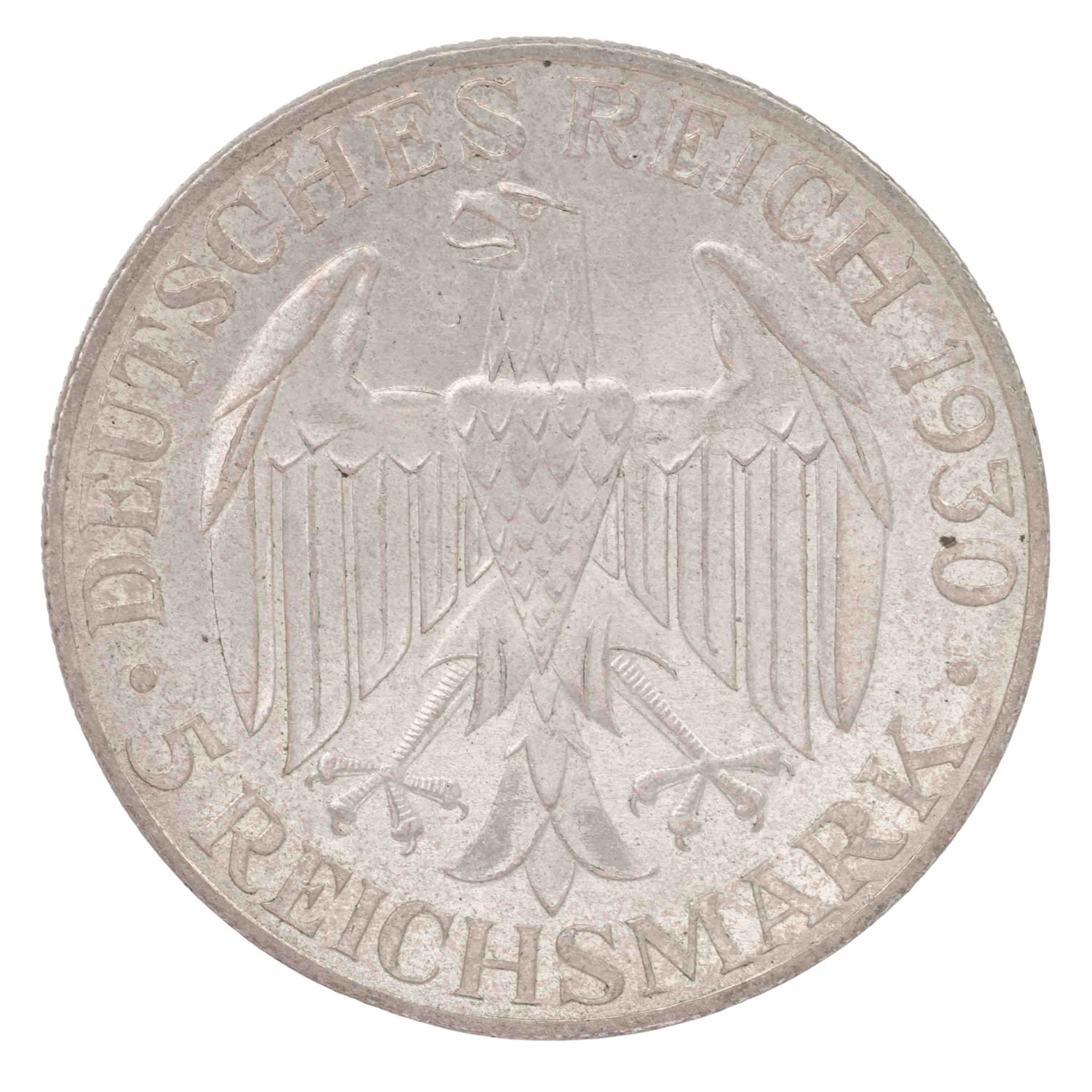 Weimarer Republik/SILBER 5 Reichsmark 1930/A "Graf Zeppelin"