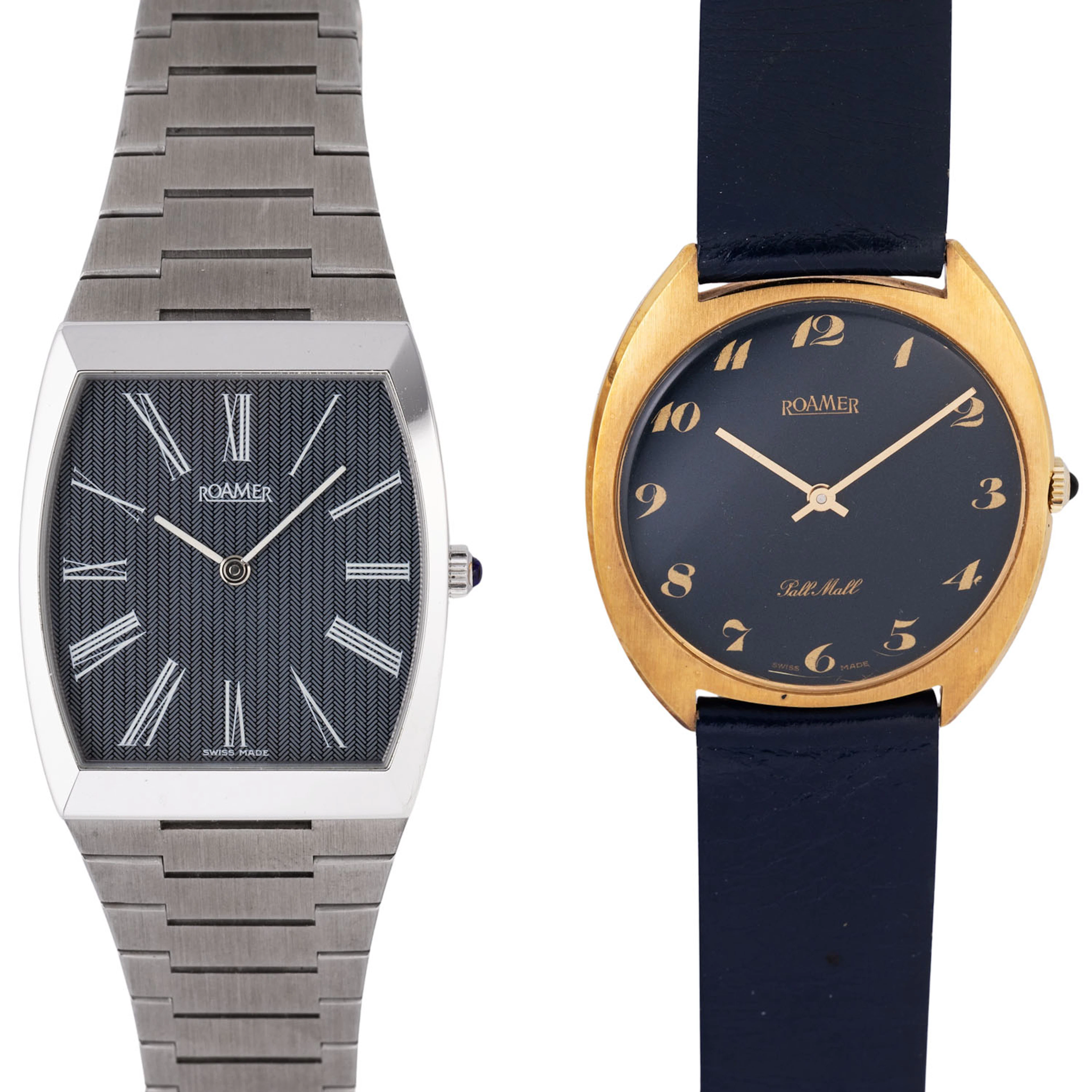 KONVOLUT aus 2x ROAMER Vintage Armbanduhren NOS.