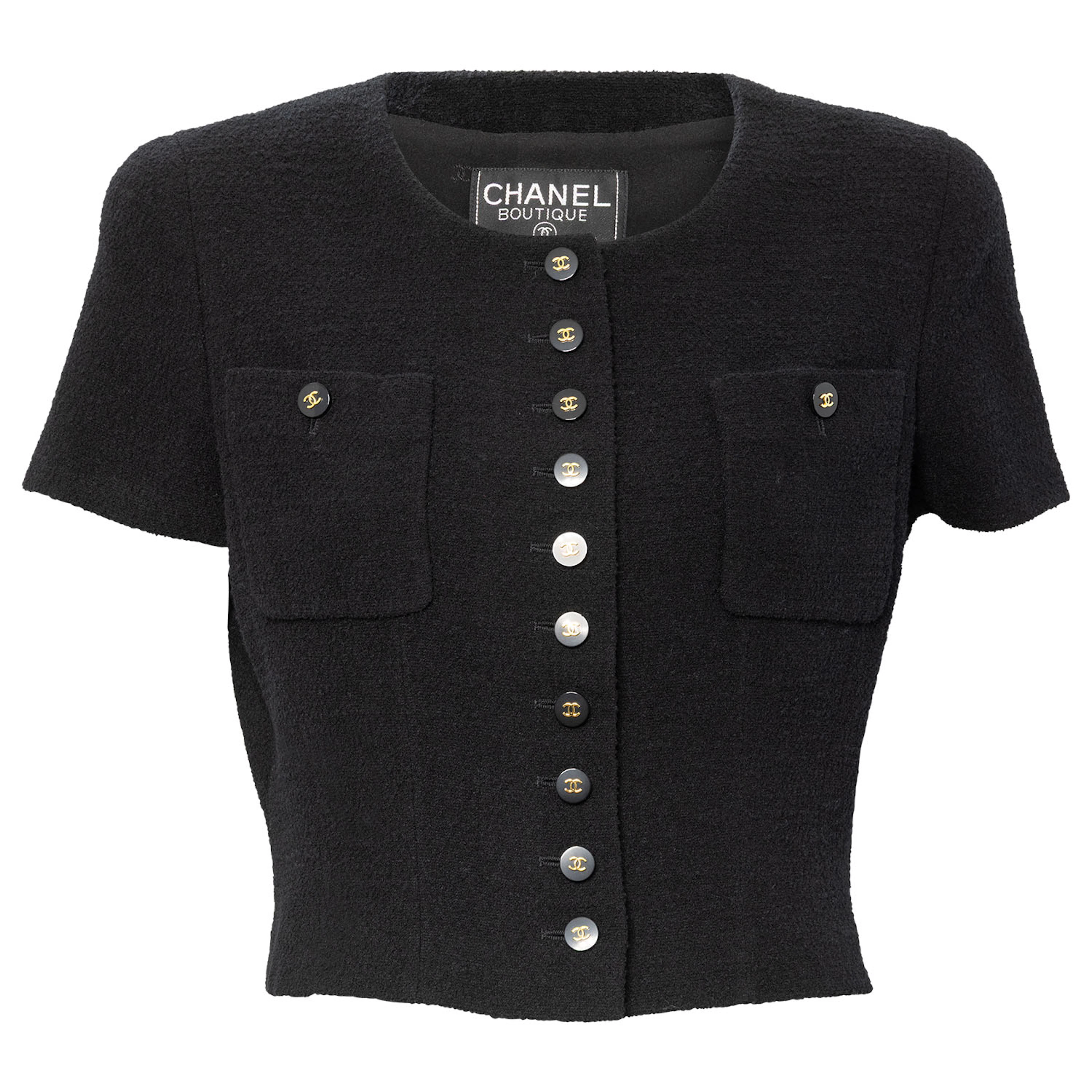 CHANEL BOUTIQUE VINTAGE Jacke, Gr. ca. 38, Koll.: P1995.