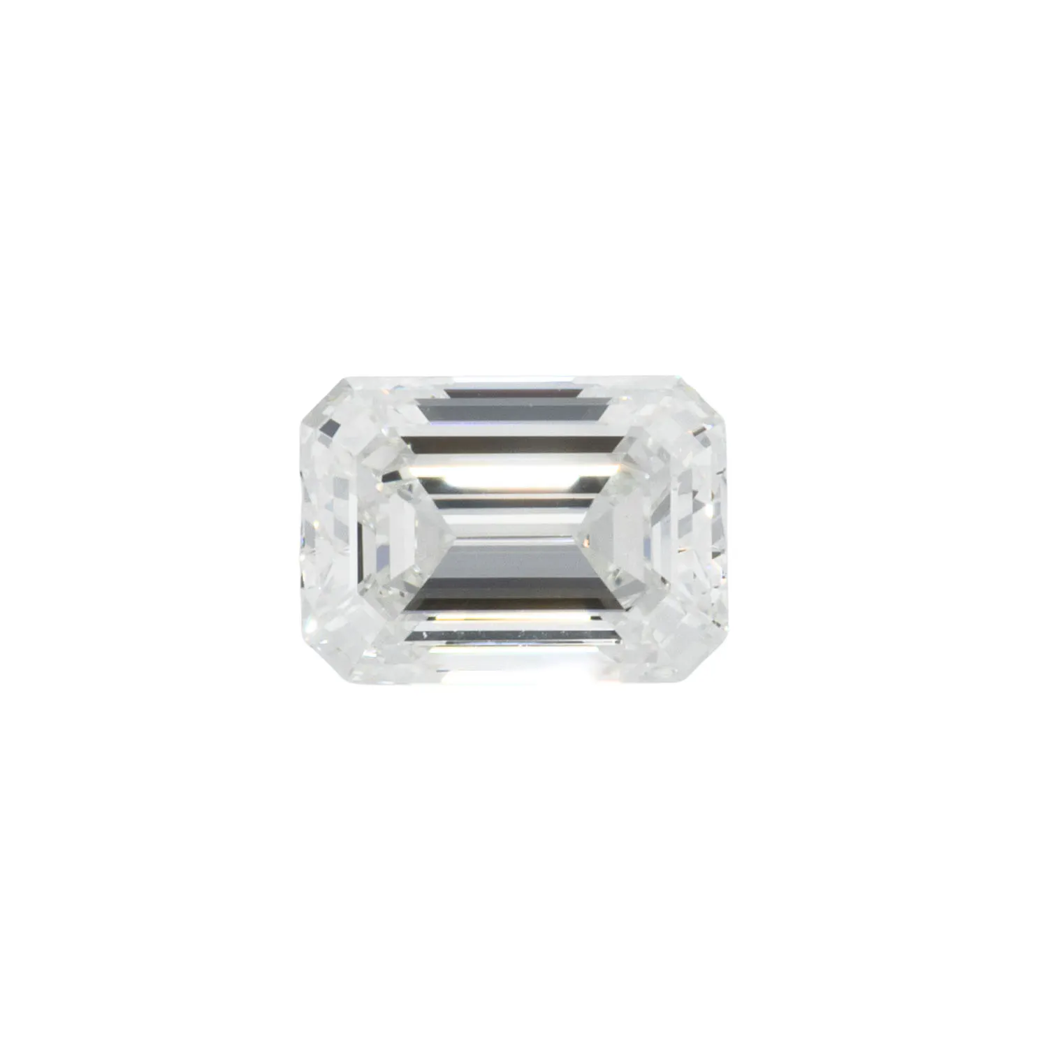 Loser Diamant im Smaragdschliff