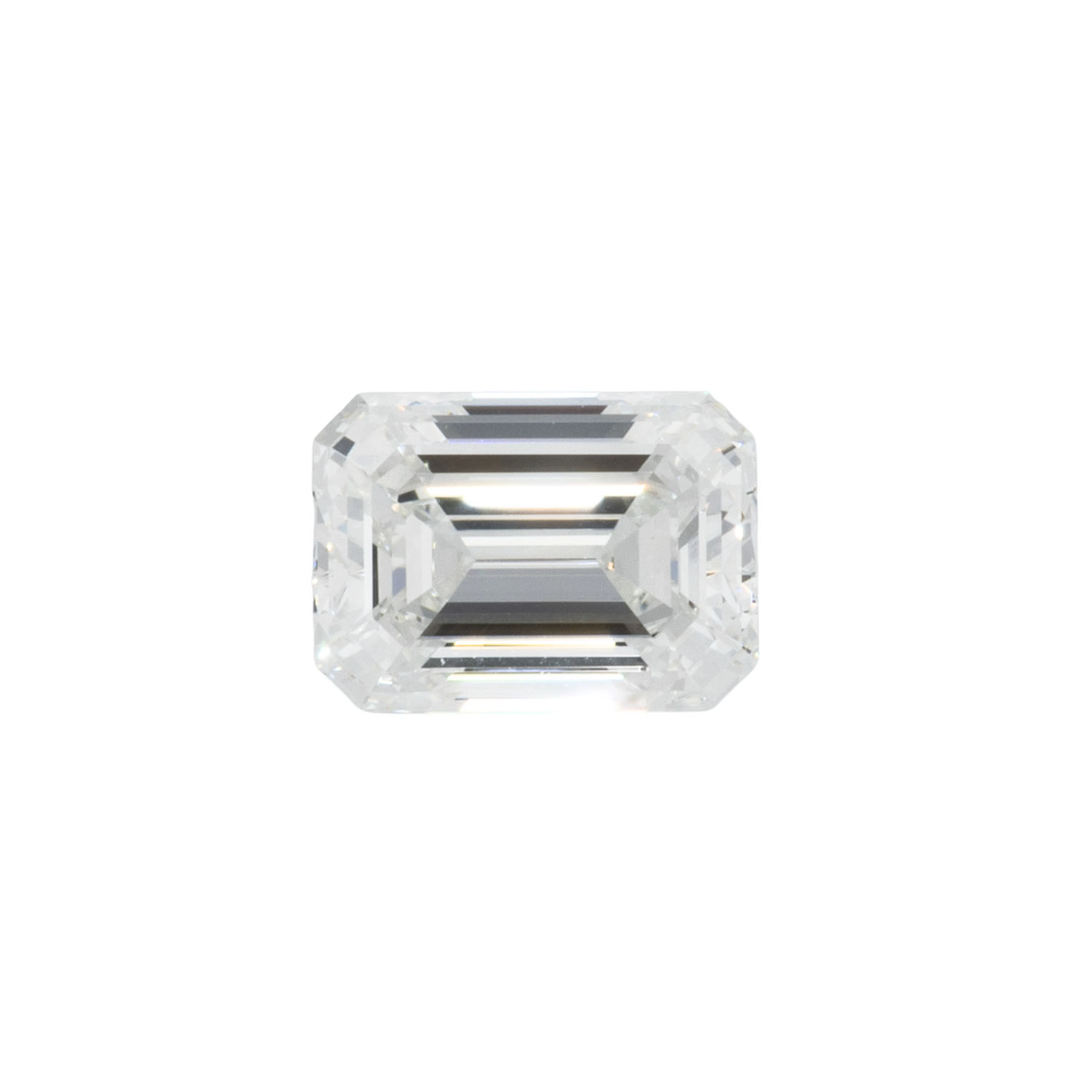 Loser Diamant im Smaragdschliff