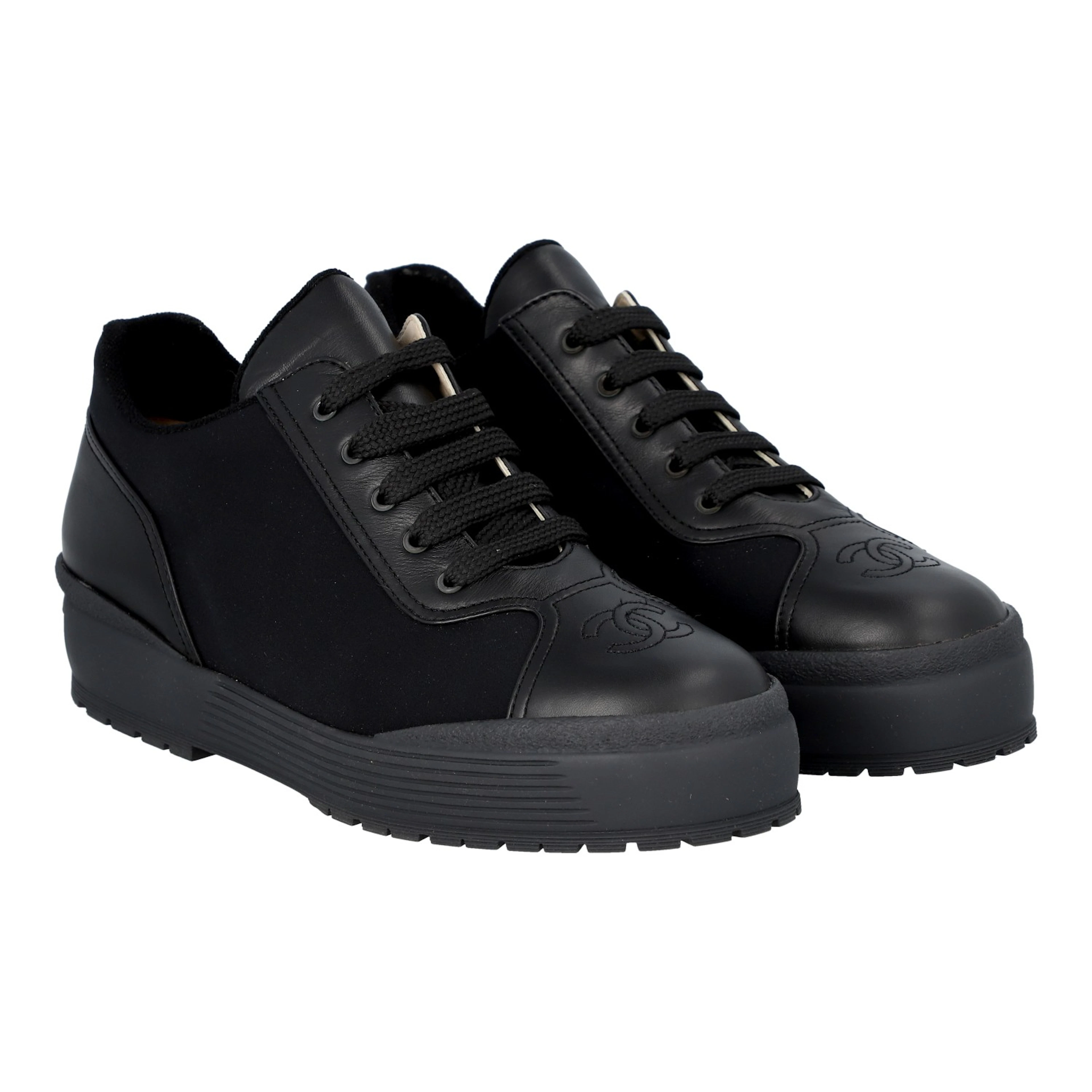 CHANEL VINTAGE Sneaker, Gr. 40.