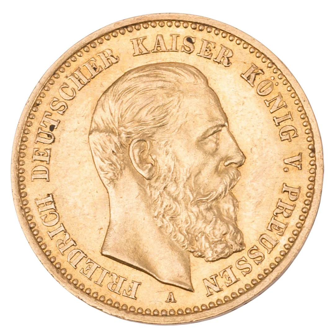Preußen/GOLD – 10 Mark 1888, Friedrich III.