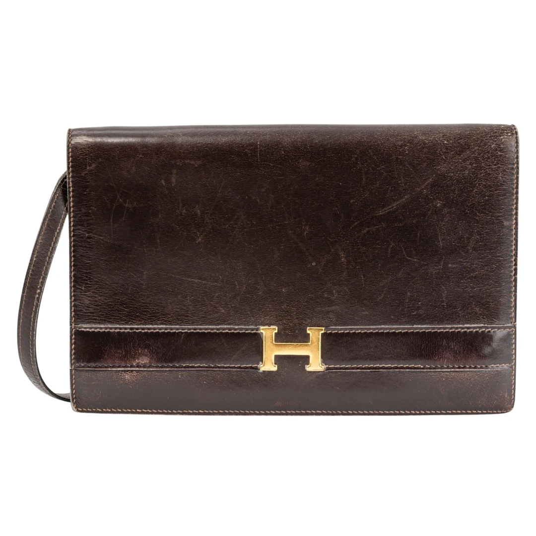 HERMÈS VINTAGE Umhängetasche "ANNIE", Koll.: 1979.
