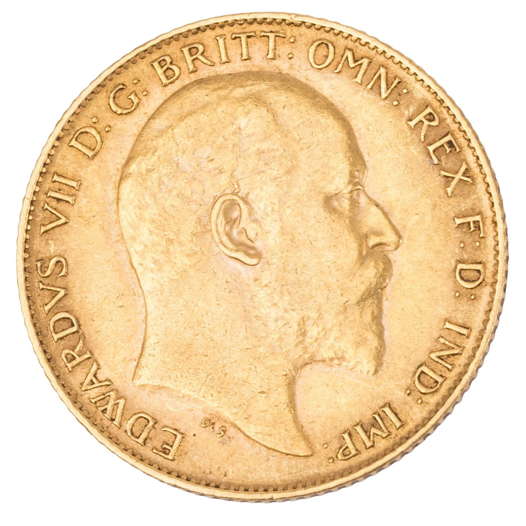 Australien/GOLD – ½ Sovereign 1909, Eduard VII. (1901-1910)