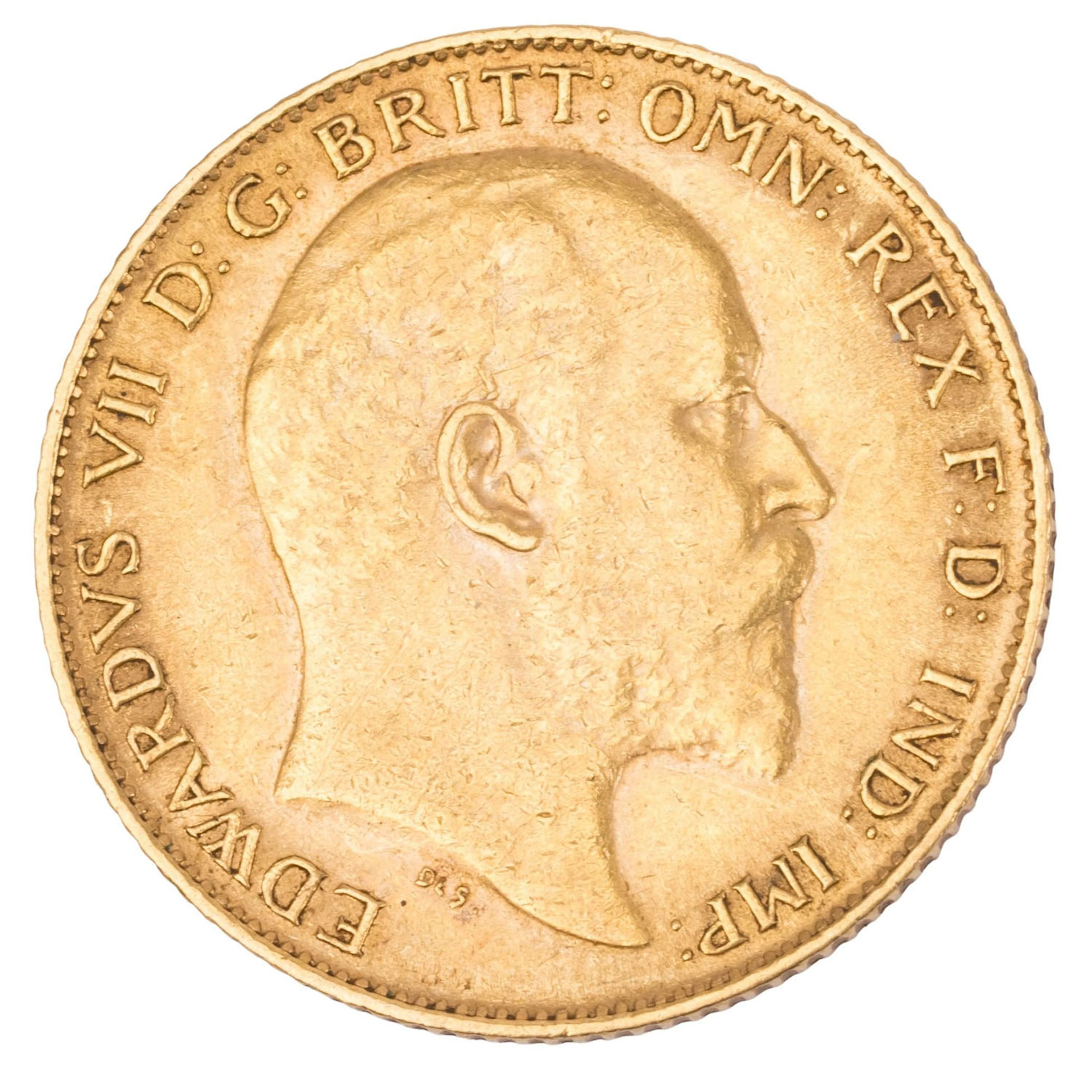 Australien/GOLD – ½ Sovereign 1909, Eduard VII. (1901-1910)