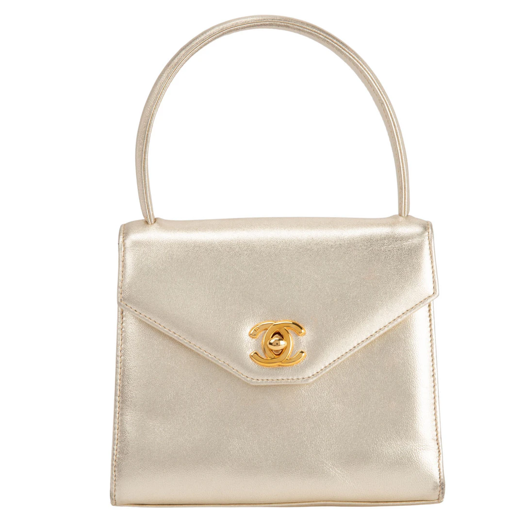 CHANEL VINTAGE Handtasche "TOP HANDLE", Koll.: 1996/97.