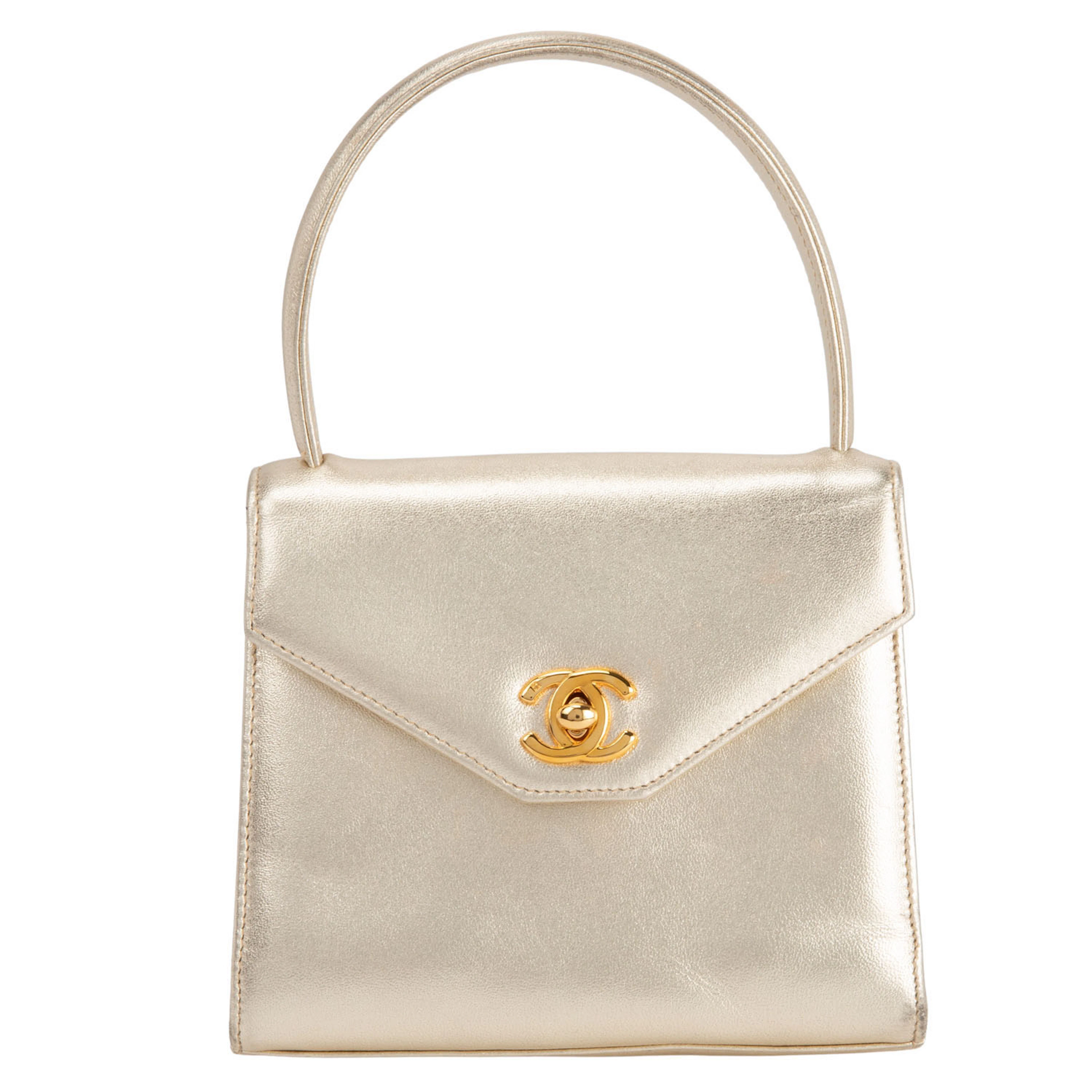 CHANEL VINTAGE Handtasche "TOP HANDLE", Koll.: 1996/97.