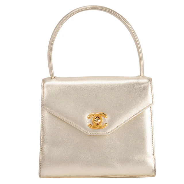 CHANEL VINTAGE Handtasche "TOP HANDLE", Koll.: 1996/97.