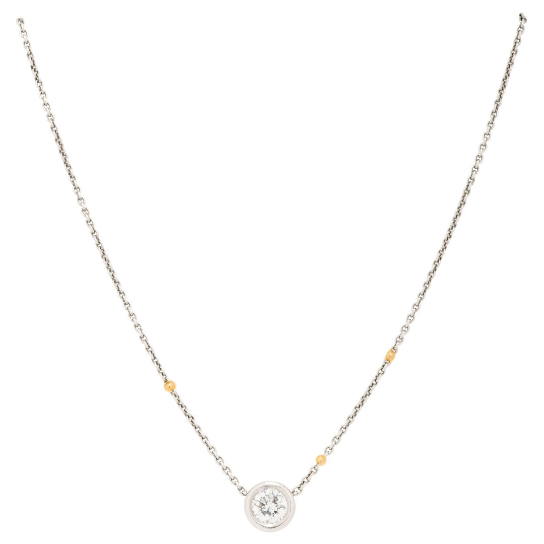 GÜNTER KRAUSS Solitärcollier mit Brillant ca. 2,5 ct