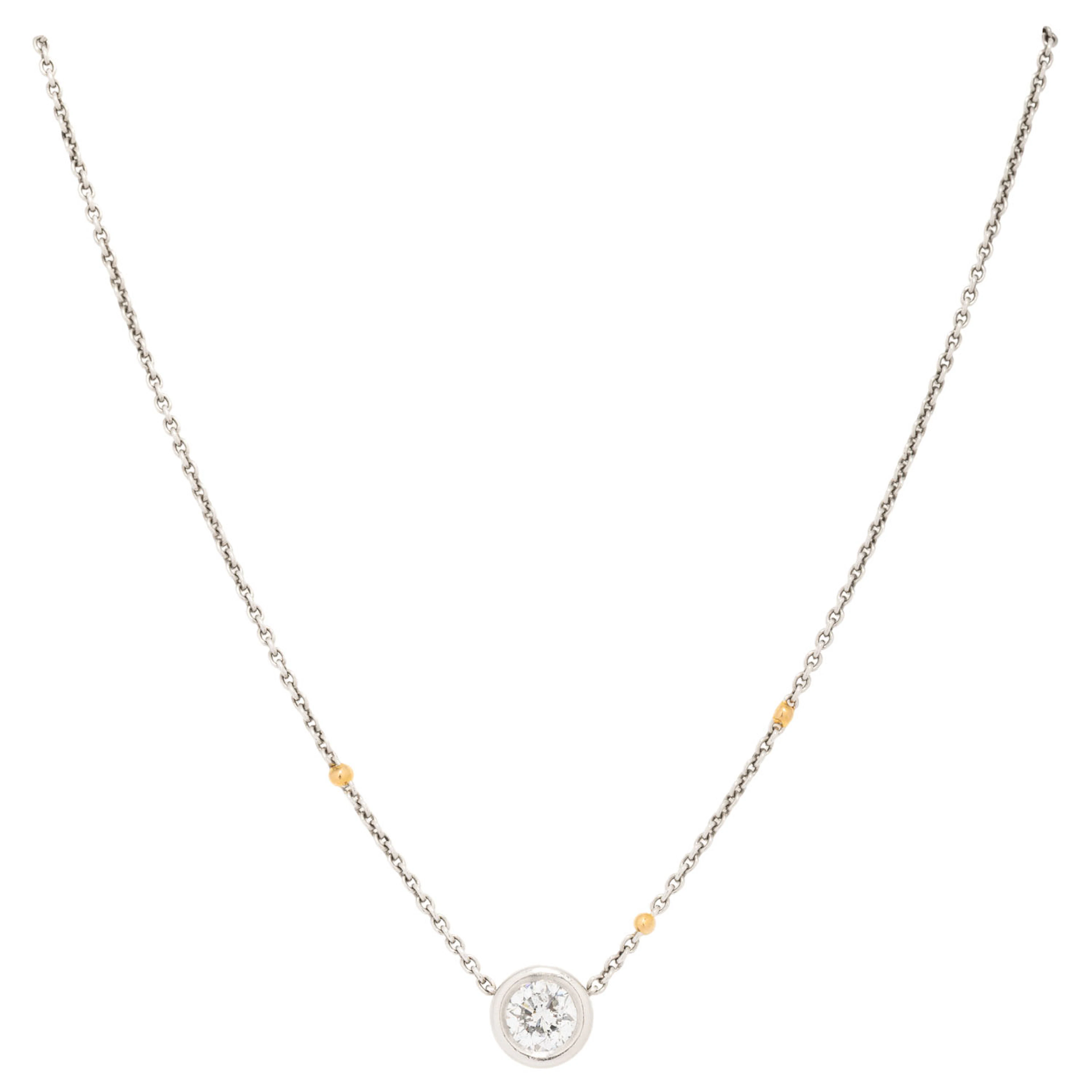GÜNTER KRAUSS Solitärcollier mit Brillant ca. 2,5 ct