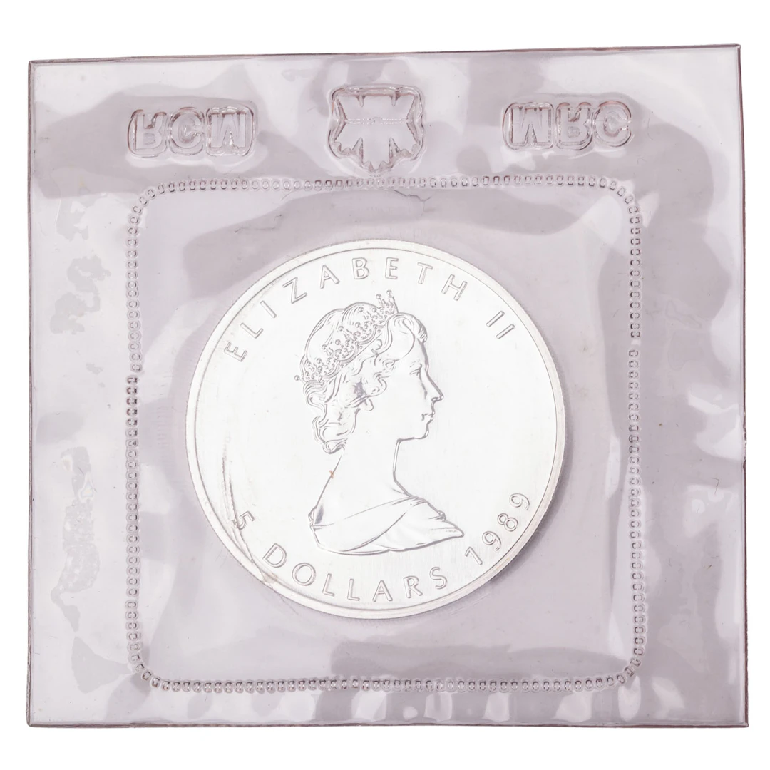 Kanada/SILBER – 5 Dollars 1989, Elisabeth II.
