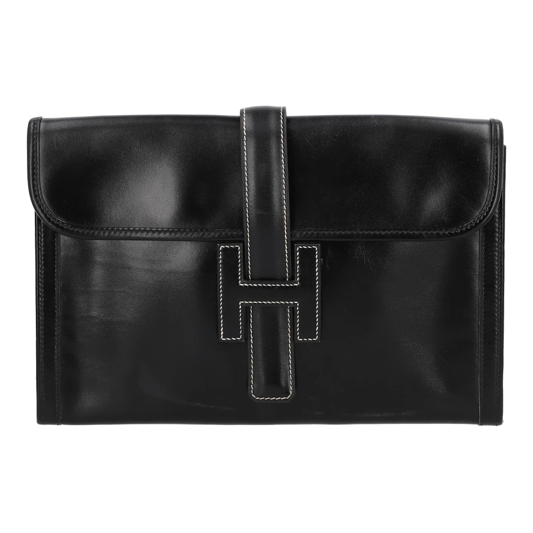 HERMÈS VINTAGE Clutch "JIGE", Koll.: 1985.
