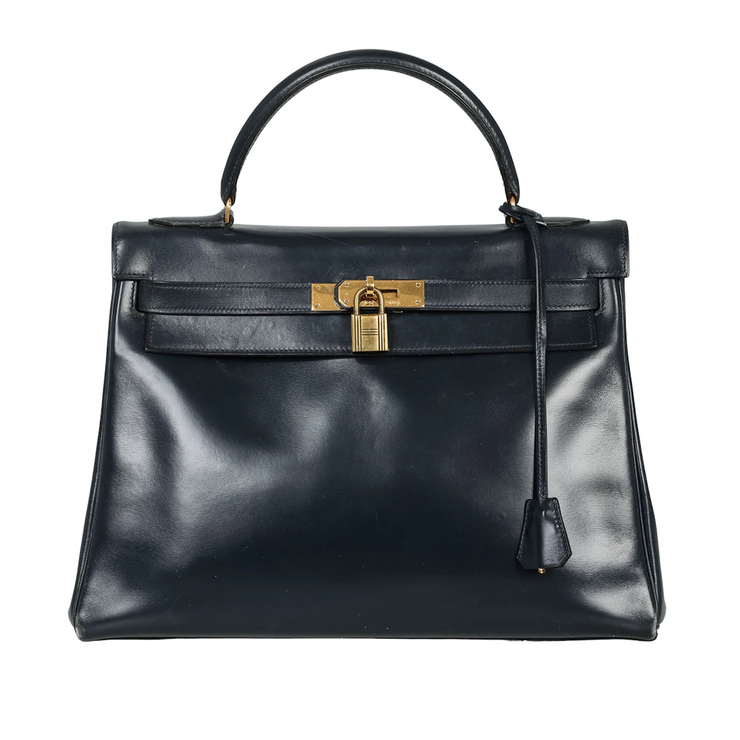 HERMÈS VINTAGE Henkeltasche "KELLY BAG RETOURNE 32", Koll.: 1981.