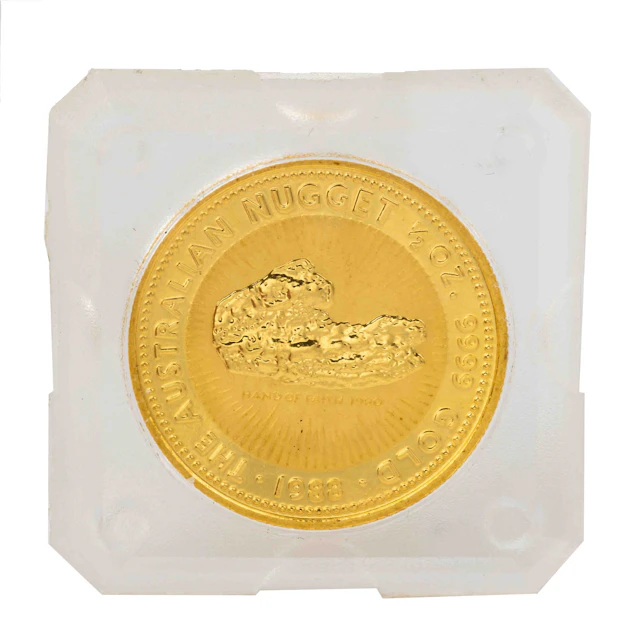 Australien /GOLD - 1/2 Unze Australian Nugget 1988