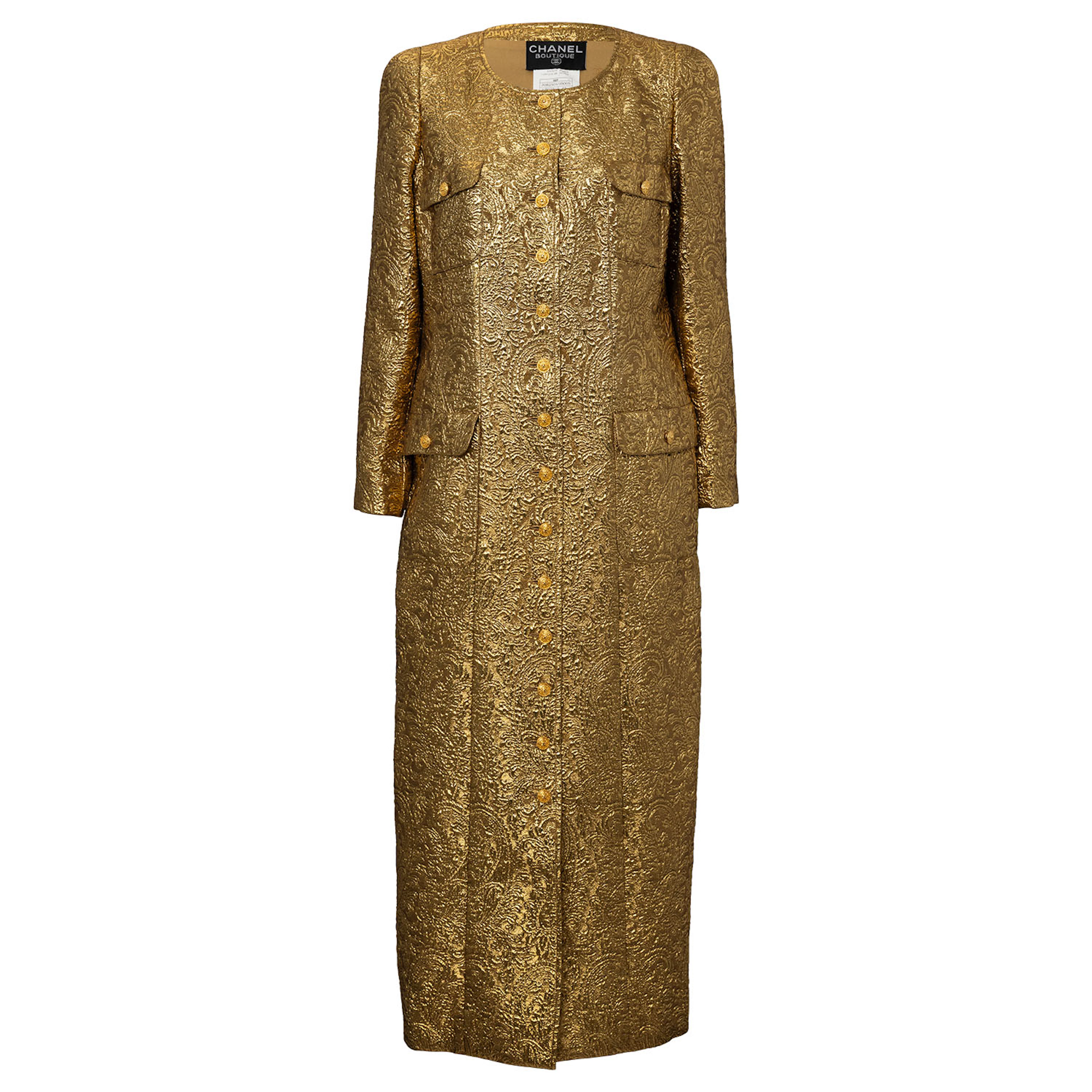 CHANEL BOUTIQUE VINTAGE Mantel, Gr. 40 (fr. 42), Koll.: A1996.