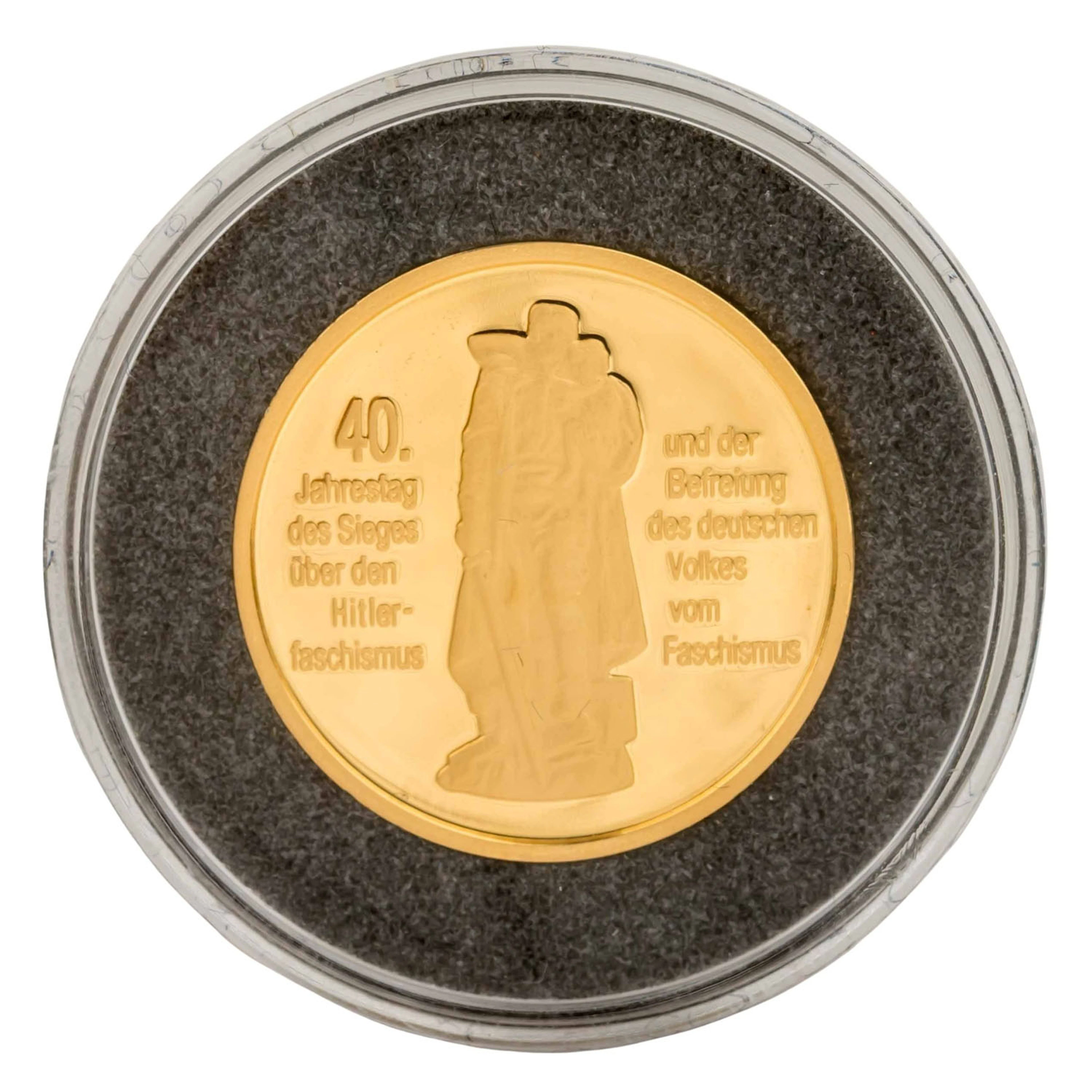 DDR/GOLD - 10 Mark 1985/Neuprägung 2003