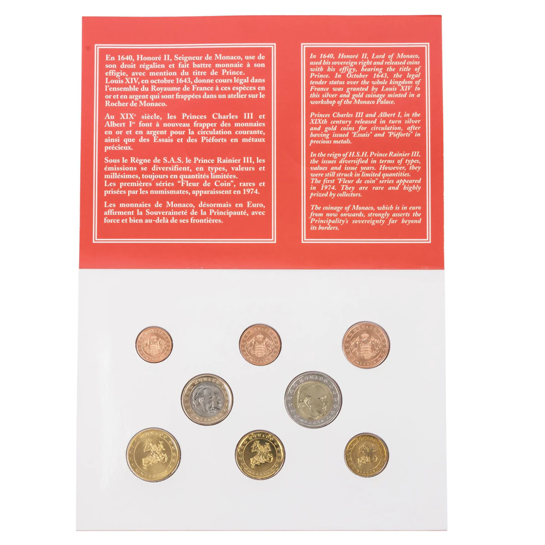 Fürstentum Monaco - KMS à 3,88€ 2002