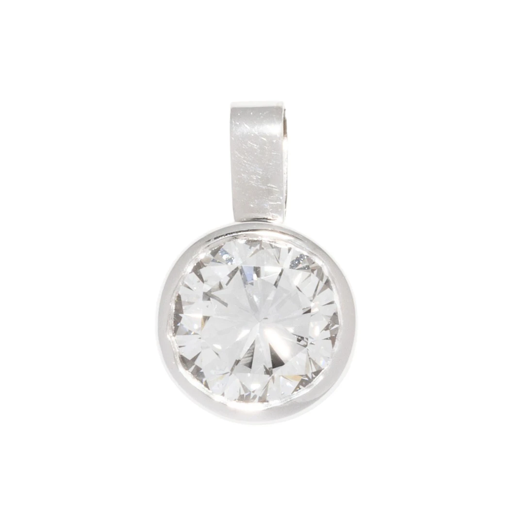 Anhänger mit Brillant ca. 1,8 ct