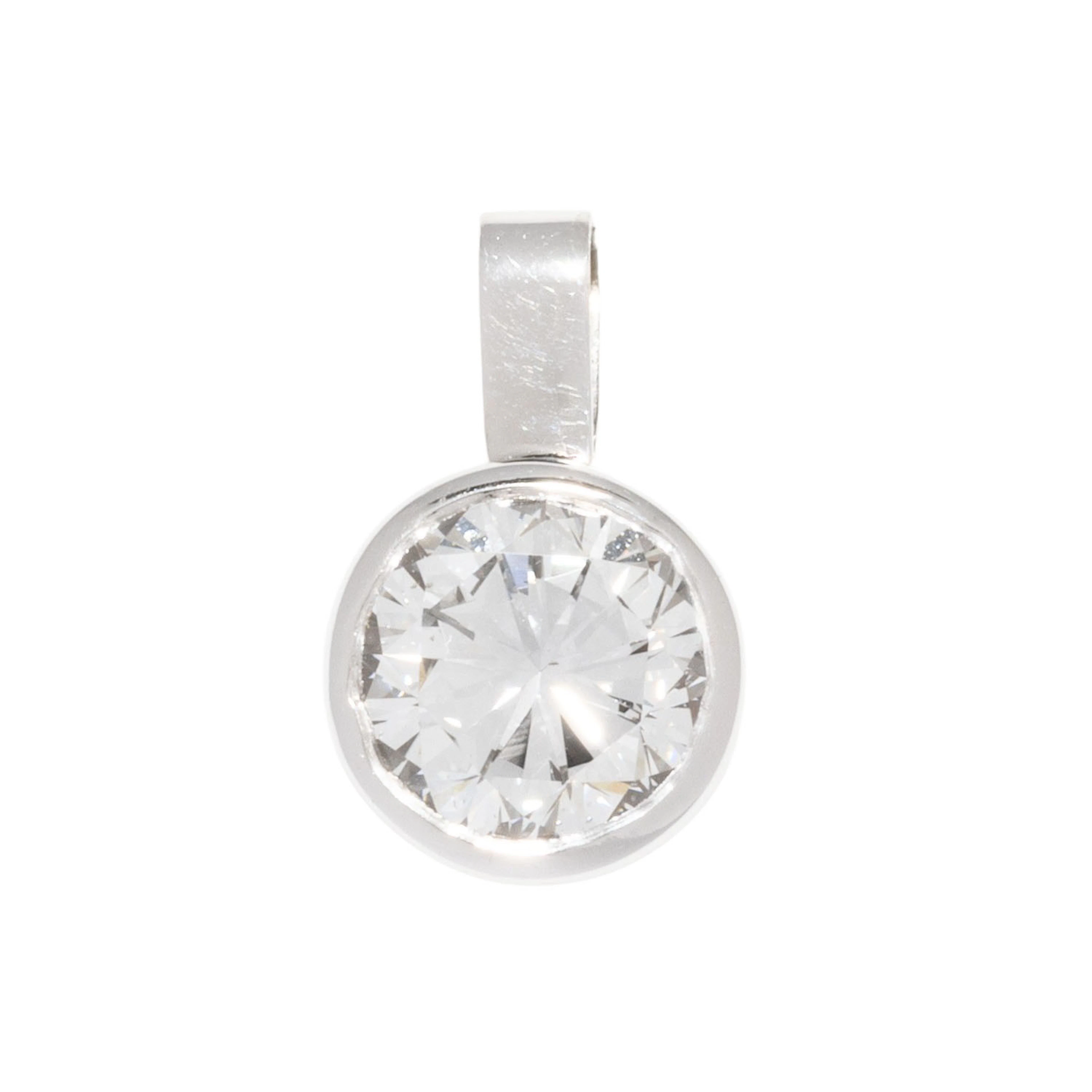 Anhänger mit Brillant ca. 1,8 ct