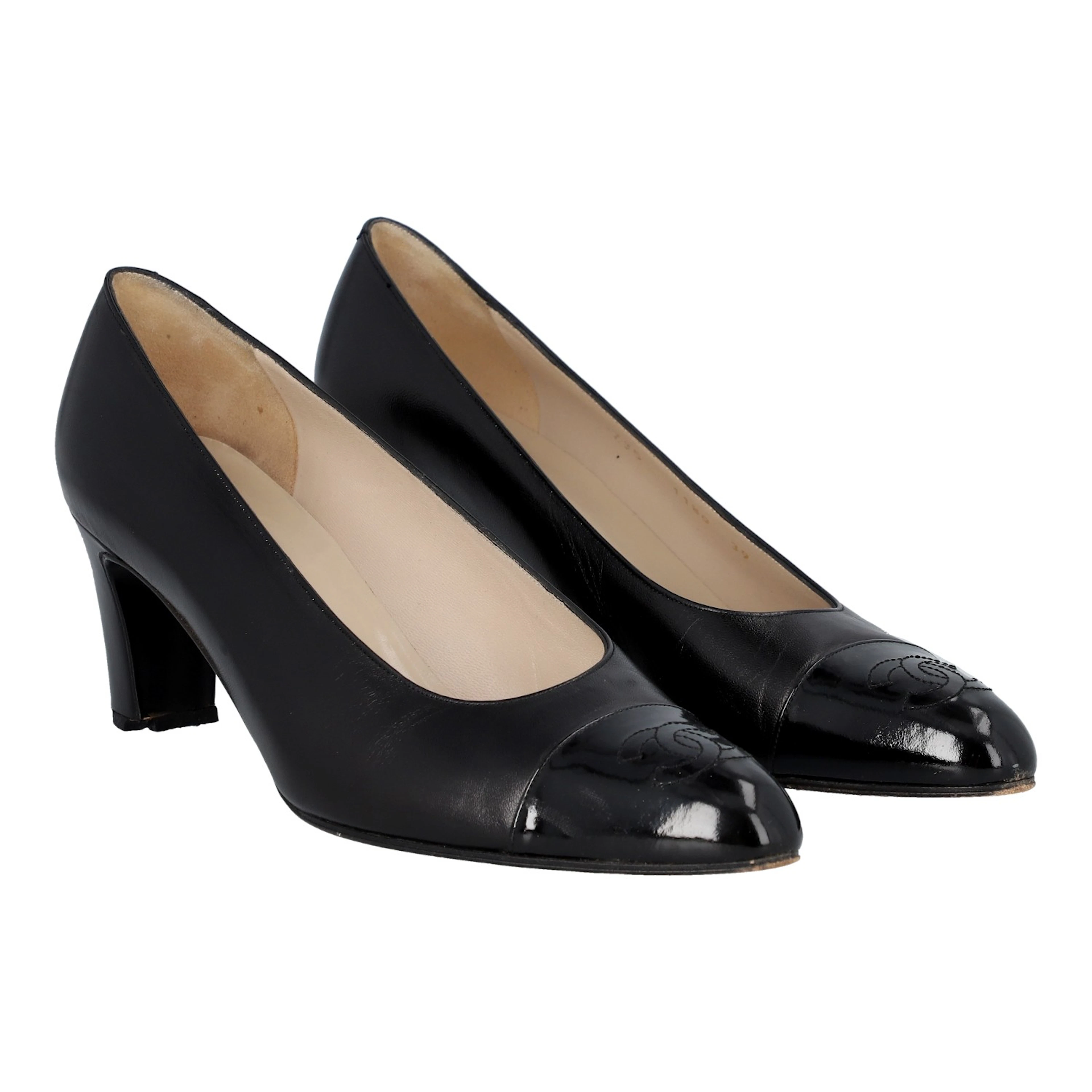 CHANEL VINTAGE Pumps, Gr. 39.