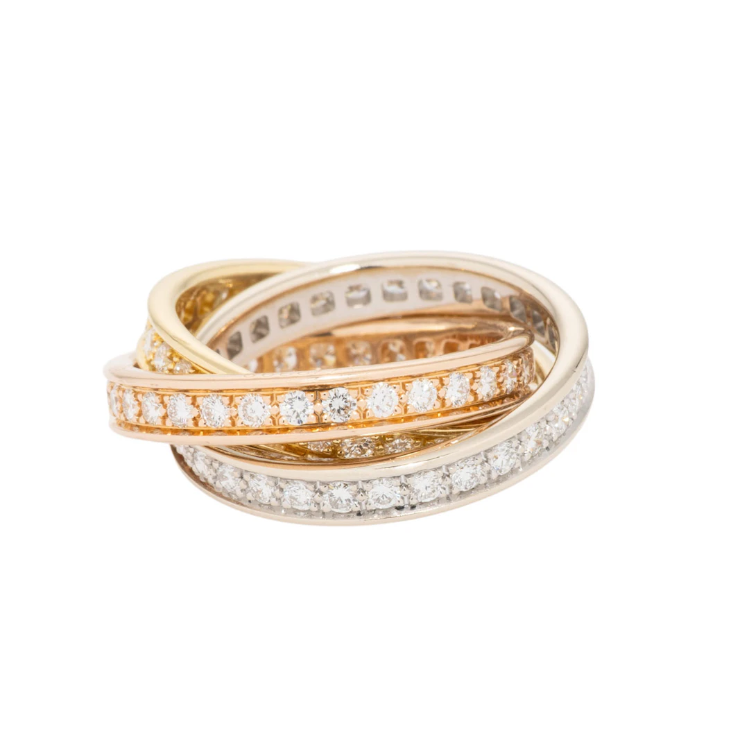 CARTIER Ring "Trinity" mit Brillanten
