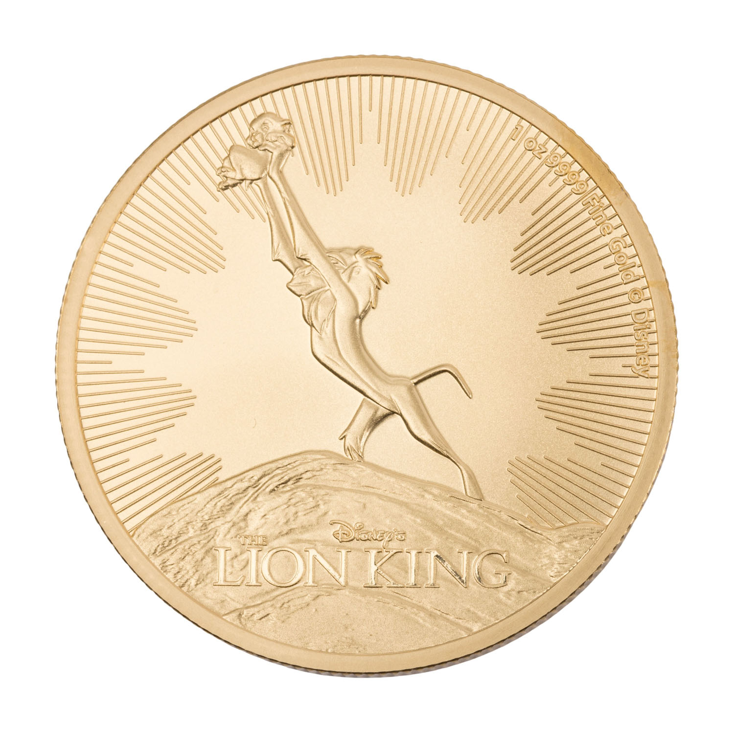 Niue /GOLD - 1 Unze 'Der König der Löwen' 250$ 2020
