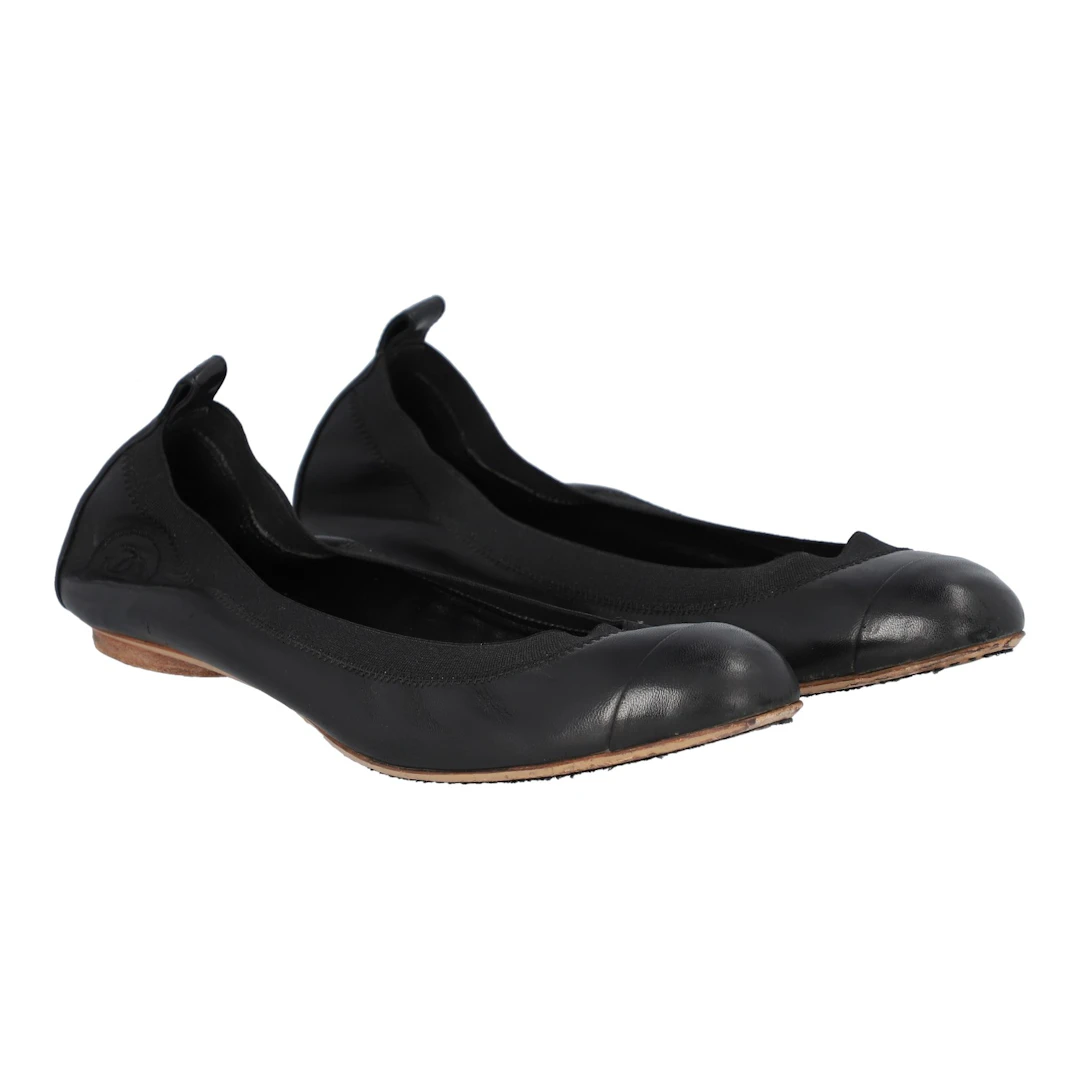 CHANEL VINTAGE Ballerinas, Gr. 38.