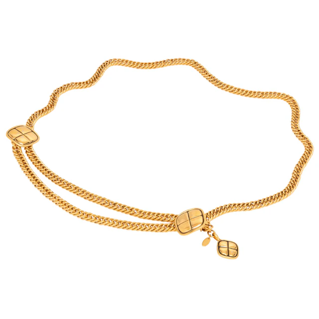 CHANEL VINTAGE Gliederkettengürtel, Koll. 1981-1985.