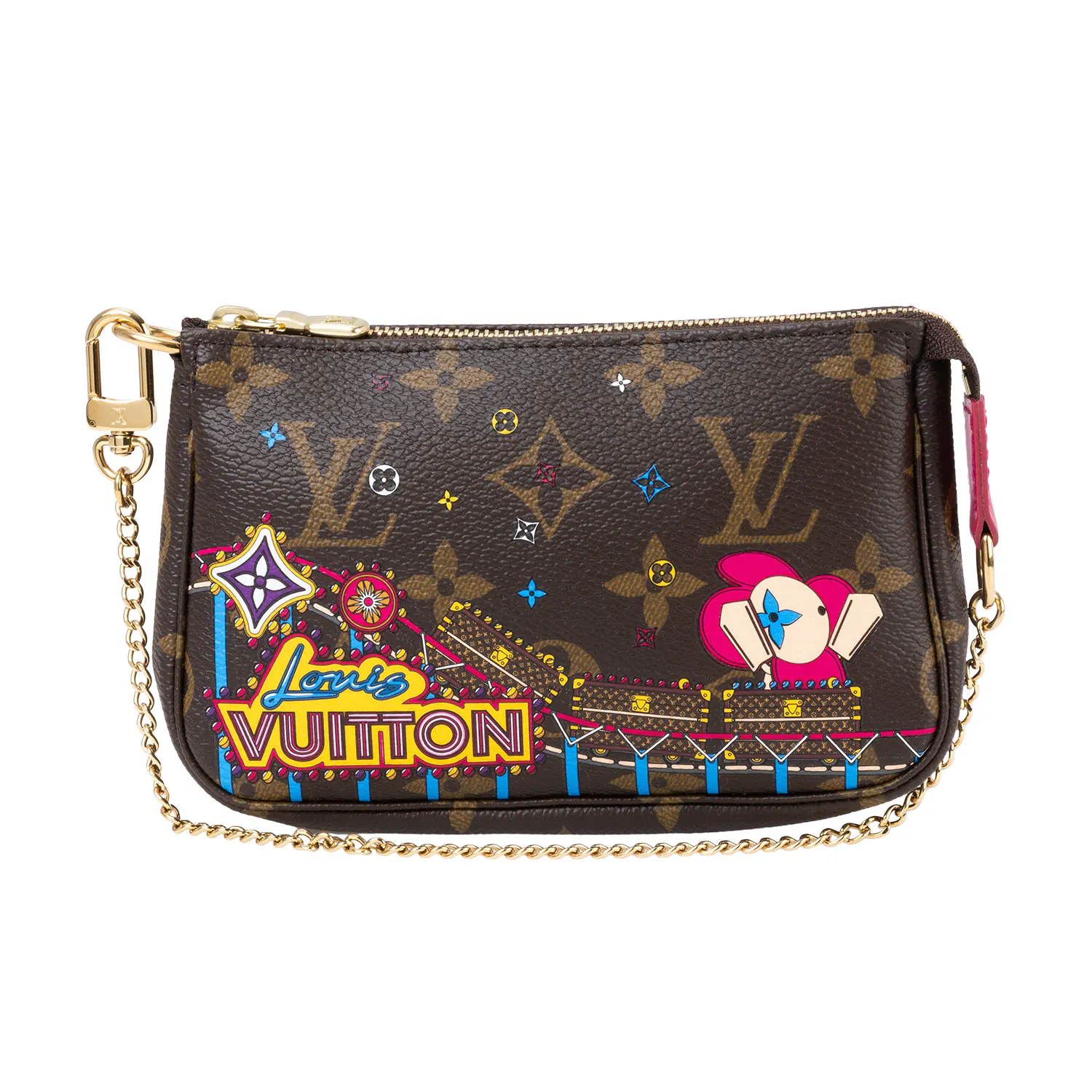 LOUIS VUITTON Pochette "MINI POCHETTE ACC. VIVIENNE CHRISTMAS ANIMATION".