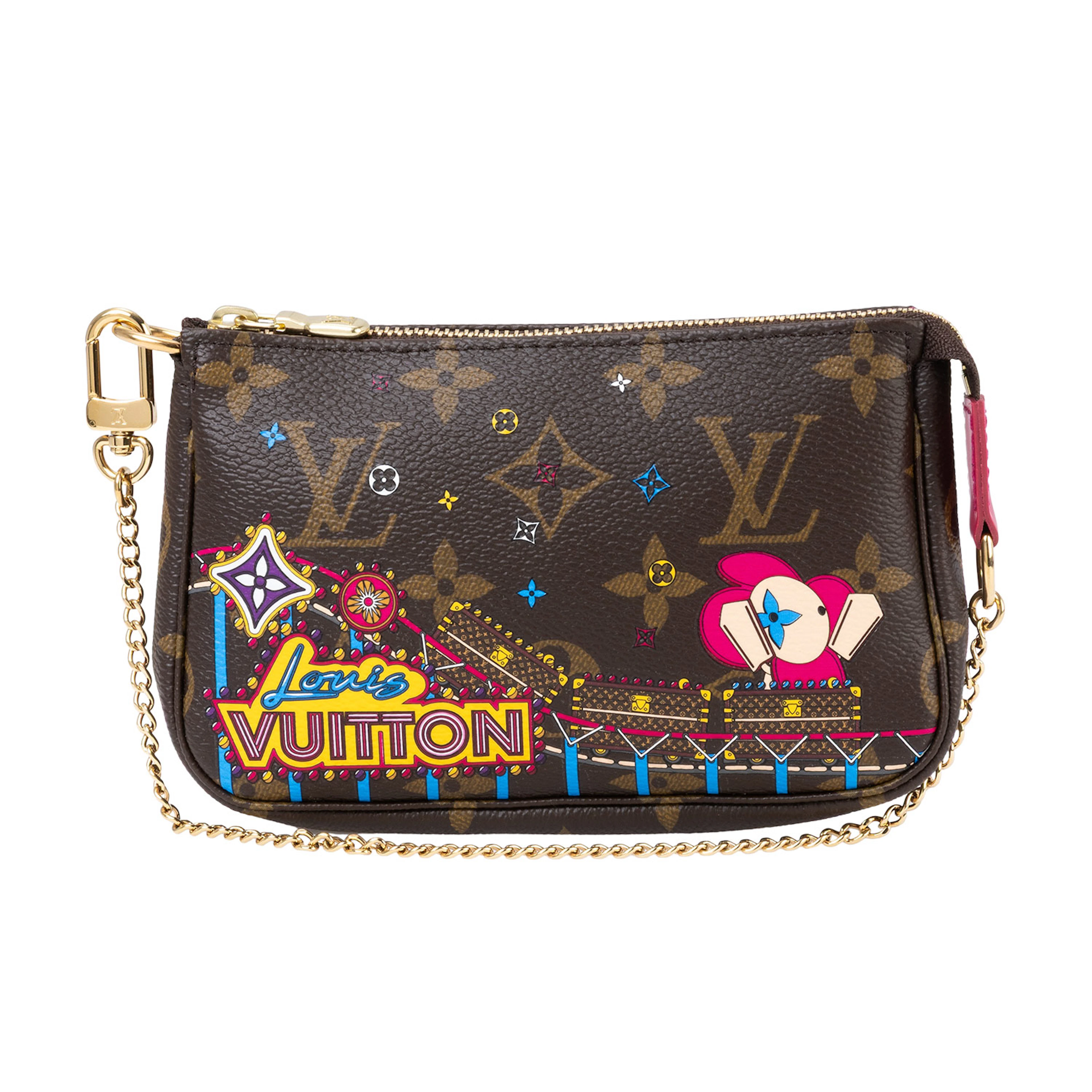 LOUIS VUITTON Pochette "MINI POCHETTE ACC. VIVIENNE CHRISTMAS ANIMATION".