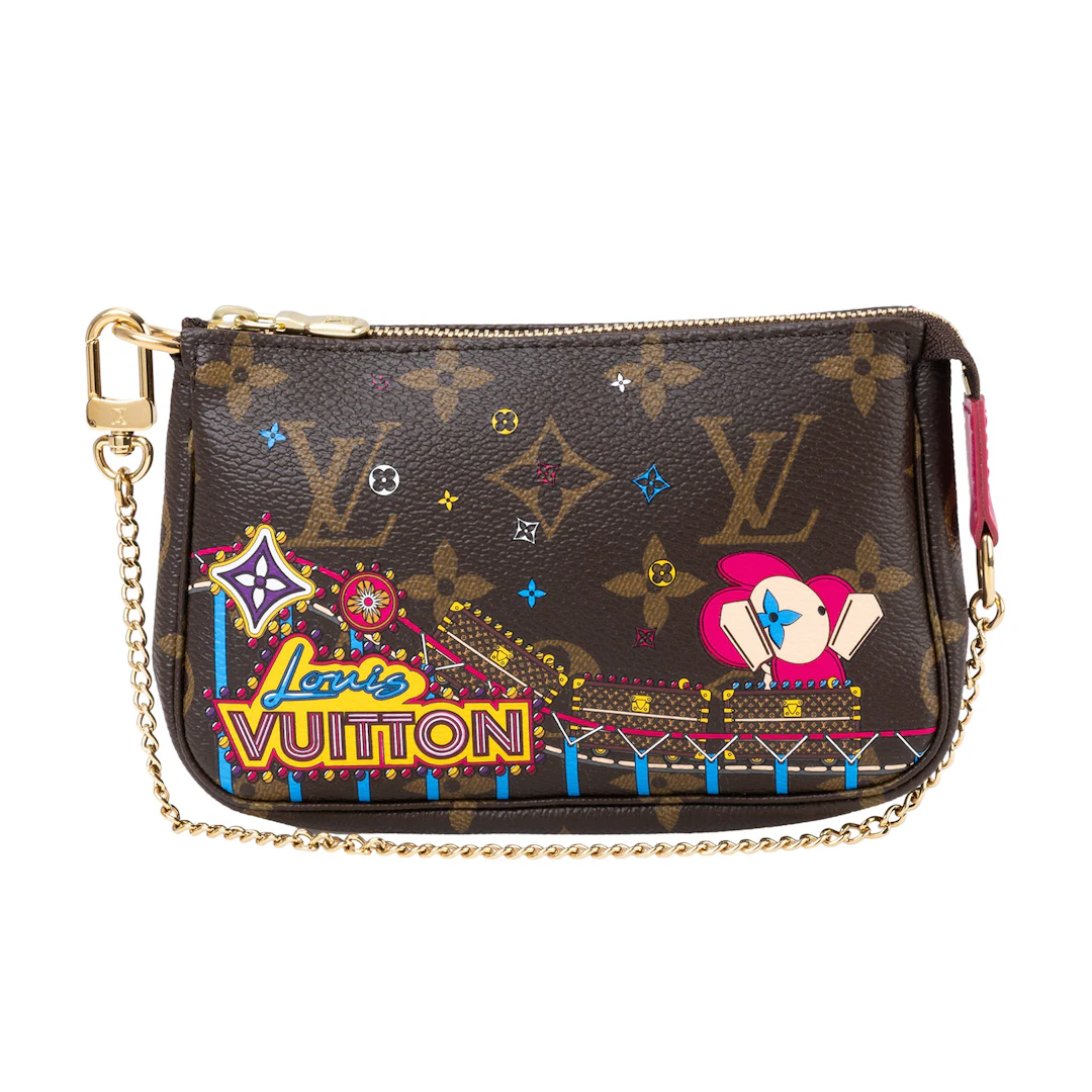 LOUIS VUITTON Pochette "MINI POCHETTE ACC. VIVIENNE CHRISTMAS ANIMATION".