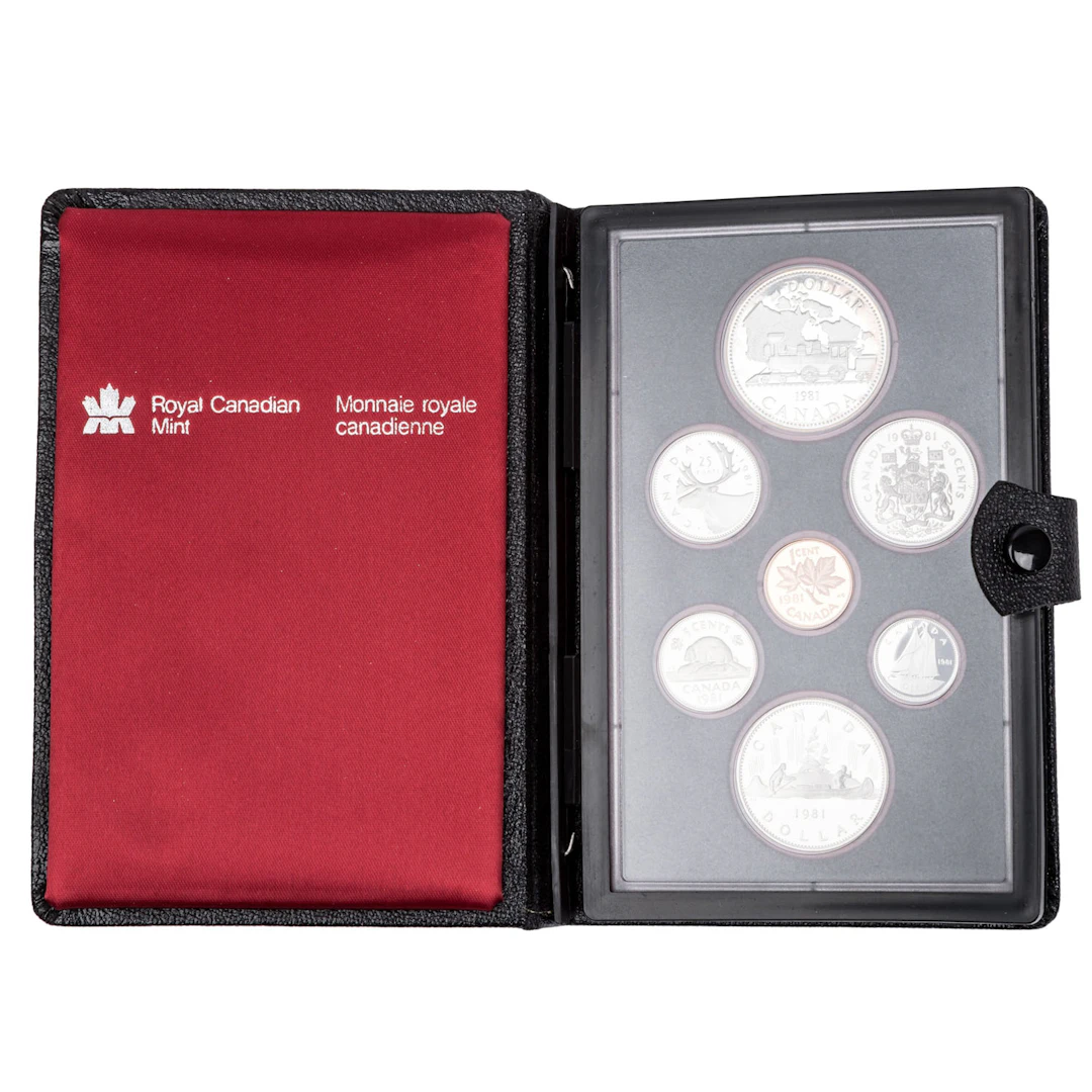 Kanada/SILBER - 2,91 Dollar Kursmünzensatz 1981