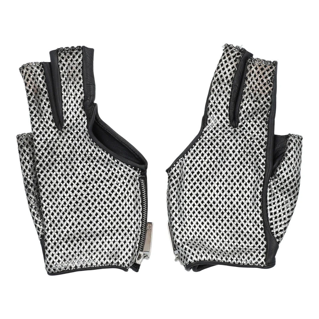 CHANEL VINTAGE Handschuhe, Gr. 7,5.