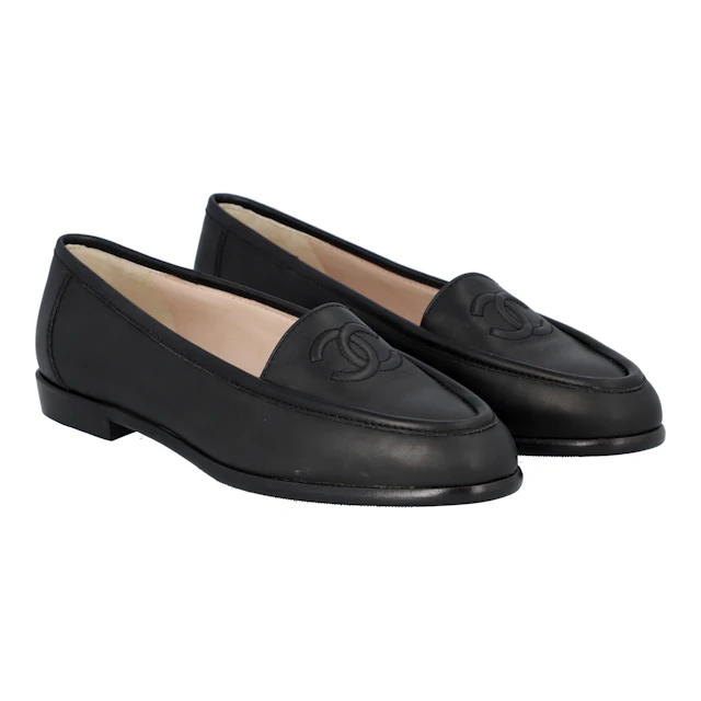 CHANEL VINTAGE Loafer, Gr. 38,5.