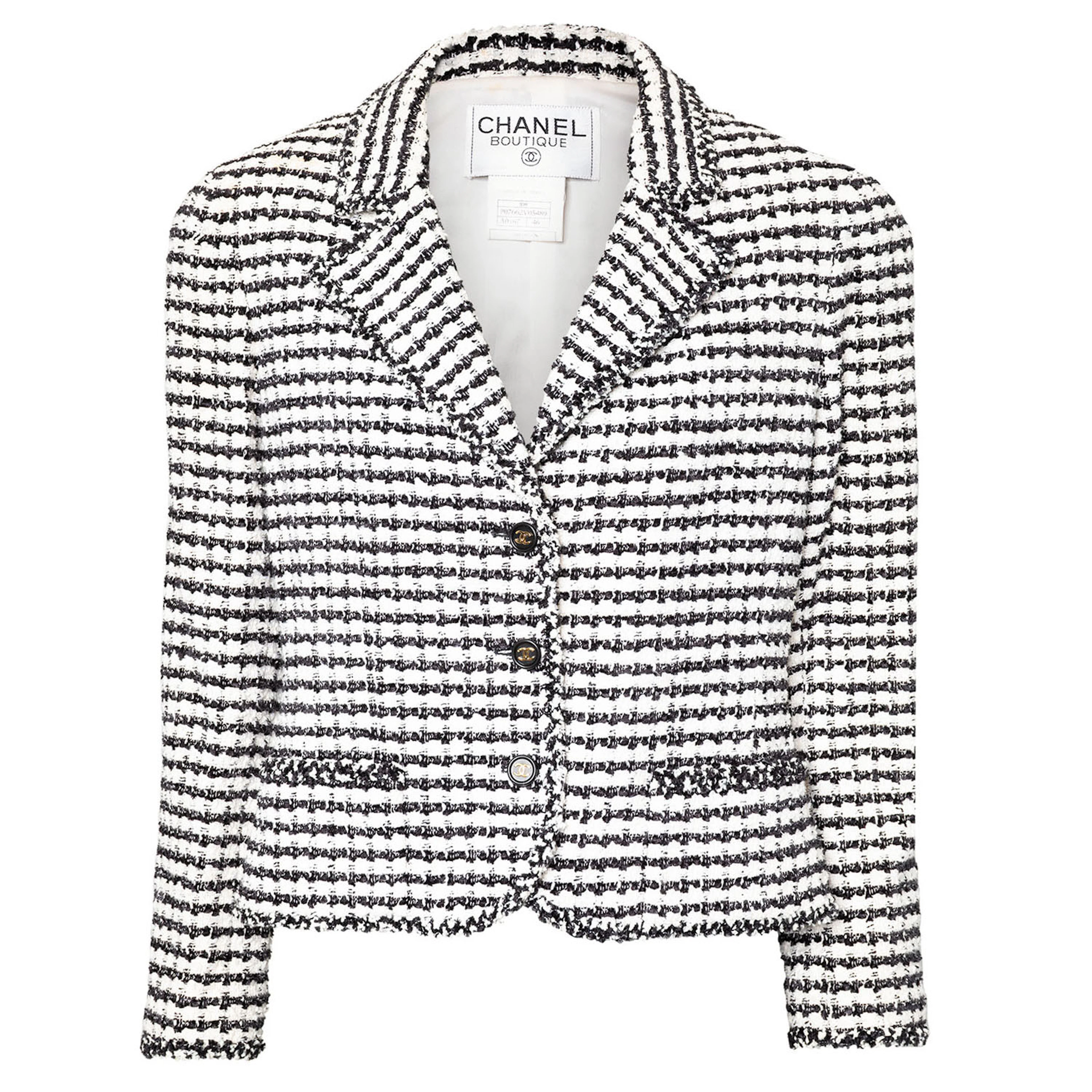 CHANEL BOUTIQUE VINTAGE Jacke, Gr. ca. 38/40, Koll.: P1997.