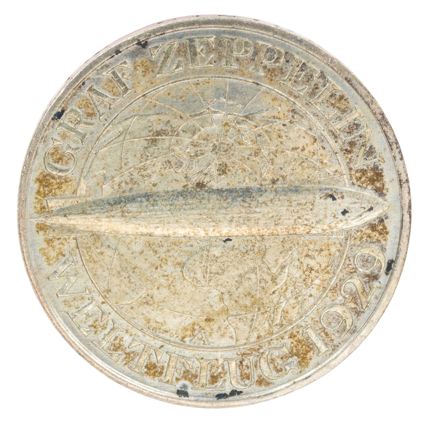 Weimarer Republik – 3 RM 1930/A, Zeppelin