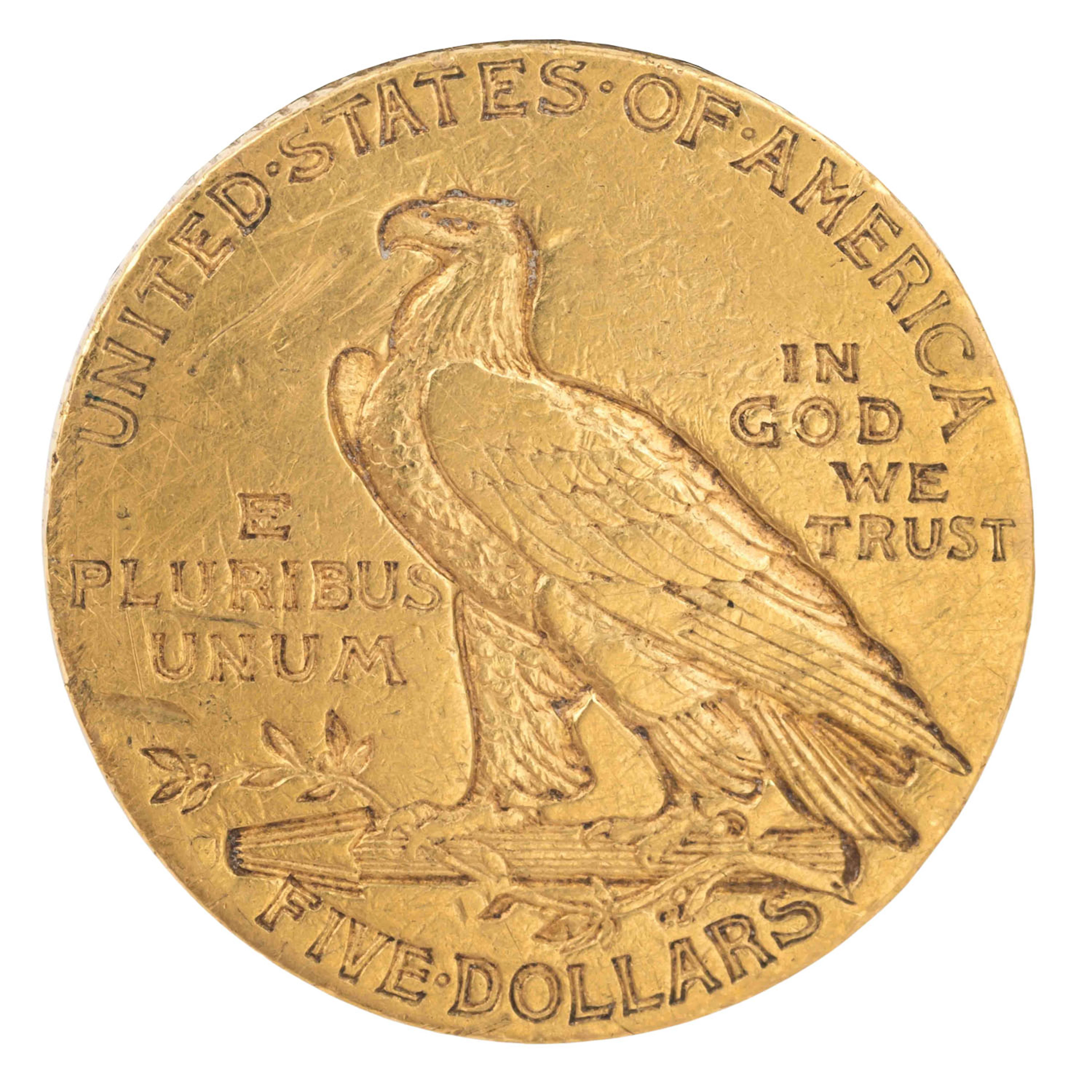 USA/GOLD 5 Dollar 1912 "Indian Head"