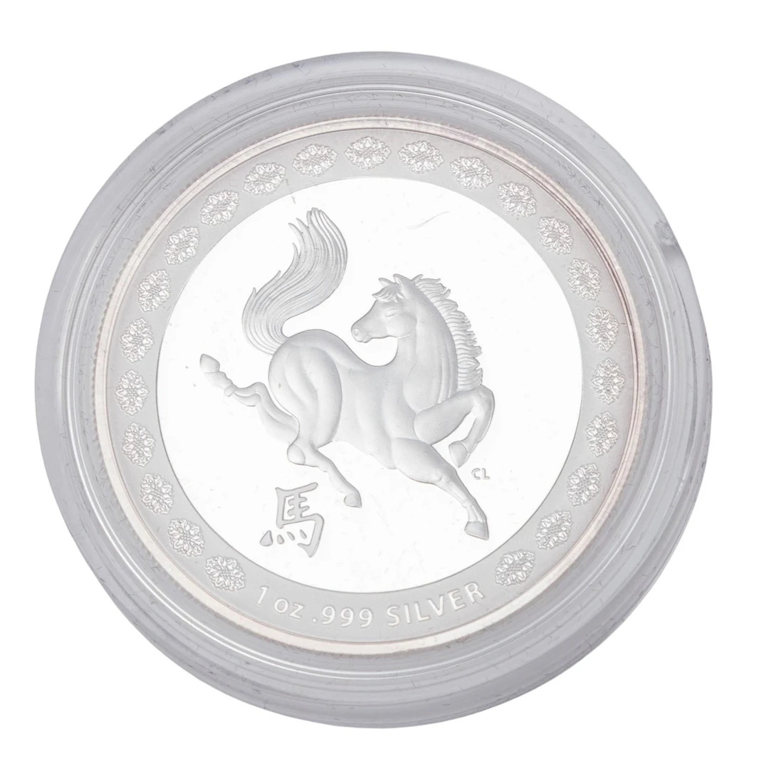 Australien /SILBER - 1$ Jahr des Pferdes 2014